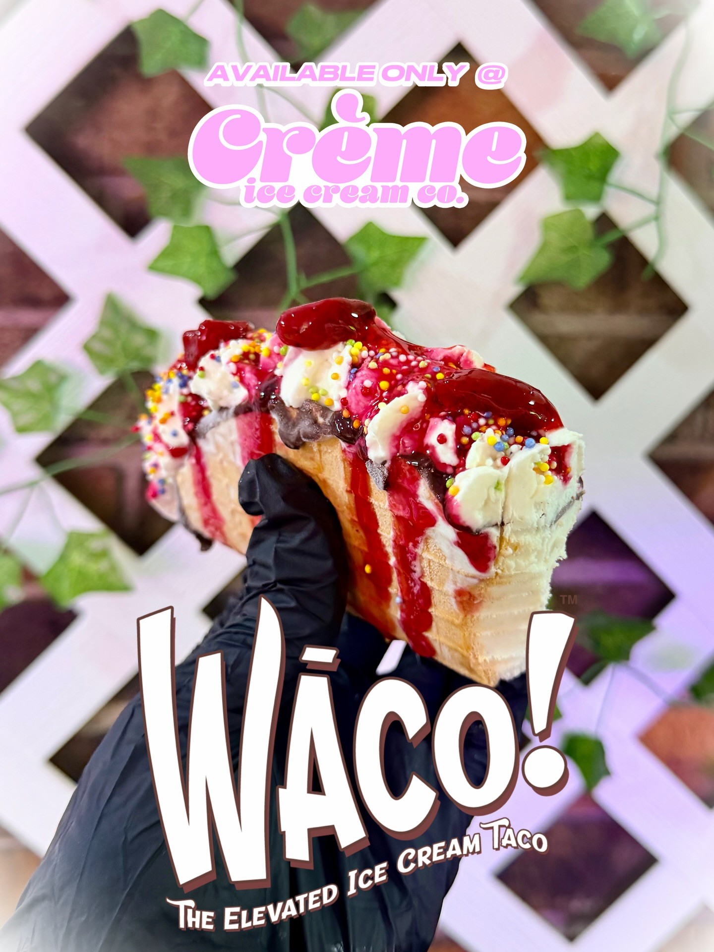 👀 NEW! 👀
After years of organizing, testing, and refining, we’re finally launching WĀCO™ — THEE elevated ice cream waffle taco.
Made with our premium ice cream and built with endless possibilities, WĀCO™ is designed to be as simple or as loaded as you want it to be. From classic creations to over-the-top specialty builds, we’ll be rolling out multiple themes, toppings, and combinations very soon. It’s also the perfect grab-and-go treat when you’re on the move.
Alongside WĀCO™, we’ll be launching our flavored dipped waffle cones and introducing CRÈME TV, where we’ll take you behind the scenes and show you everything that goes into what we do here at Crème Ice Cream Co. 🍦🎥
We’ve got even more grab-and-go items in the works as we get closer to our 3-year anniversary, so stay tuned. This is just the beginning. 👀🔥
📍2730 N. College Ave. Fayetteville, AR 72703
🚪Check Google Maps For Current Hours
#cremeicecreamco #icecream #fayetteville #arkansas #northwestarkansas