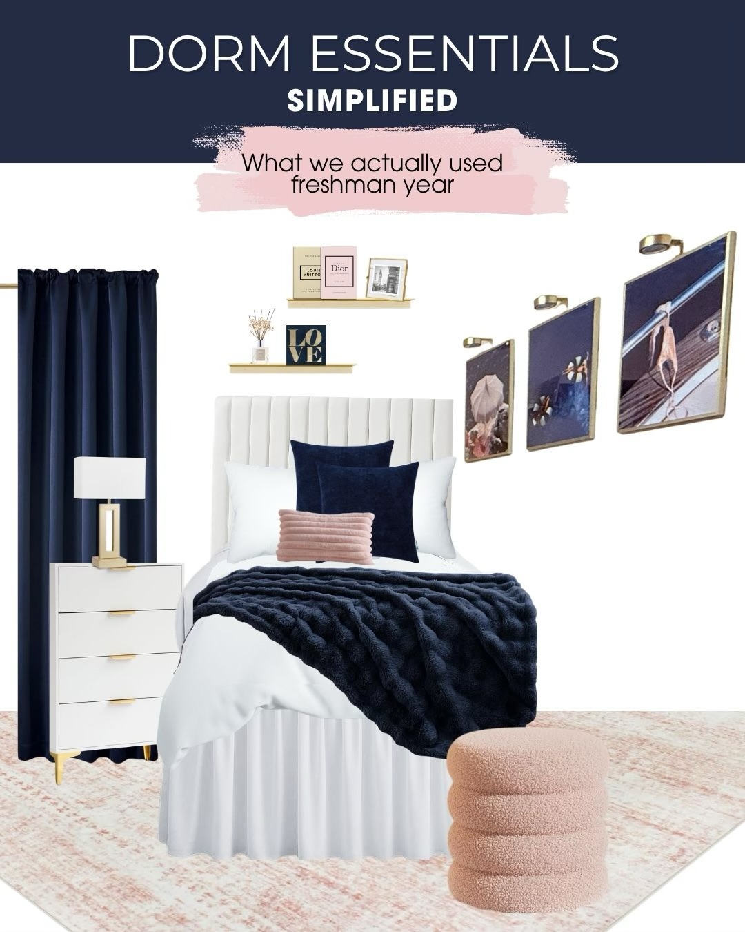 I’ve gotten so many questions about my daughter’s freshman dorm setup that I finally put together this guide with the items we actually used, loved, & repurchased (after way more buying & returning than I’d like to admit 😅).
Save this for move-in season & send it to a mom who’s in dorm-planning mode. 💕
I’ve also put everything we used in my Amazon storefront (link in bio).