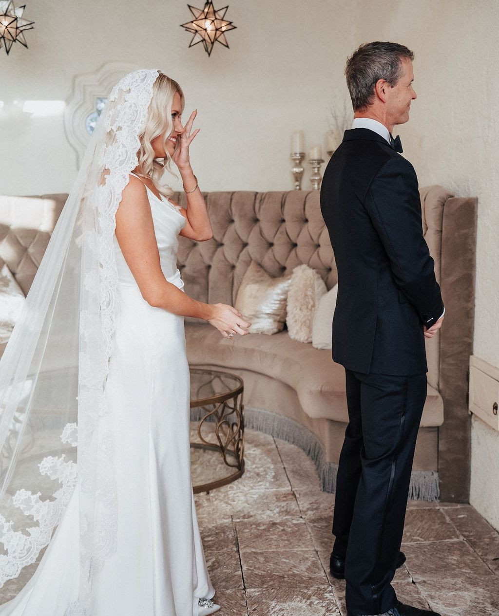 Although the wedding day is centered around our couples, it goes without saying that most have a support system that is important to them. For every family that may look a little different. But for those with Father figures, the moments before the ceremony are often some of our favorites to see. We can feel the lifetime of love that brought you to this moment.
Cue the happy tears đĽş
â
Venue: @bavaria_downsâ
Caterer: @damicohospitalityâ
DJ: @bellagalaâ
Hair and makeup: @ladyvampartistryâ
Florist: @botanycreativeworksâ
Photographer: @abigailannphotoâ
Videographer: @Summithillstudios â
Rentals + Decor: @lineneffects â
Stationery: @huntwrightdesignco â
Draping: @phosevents