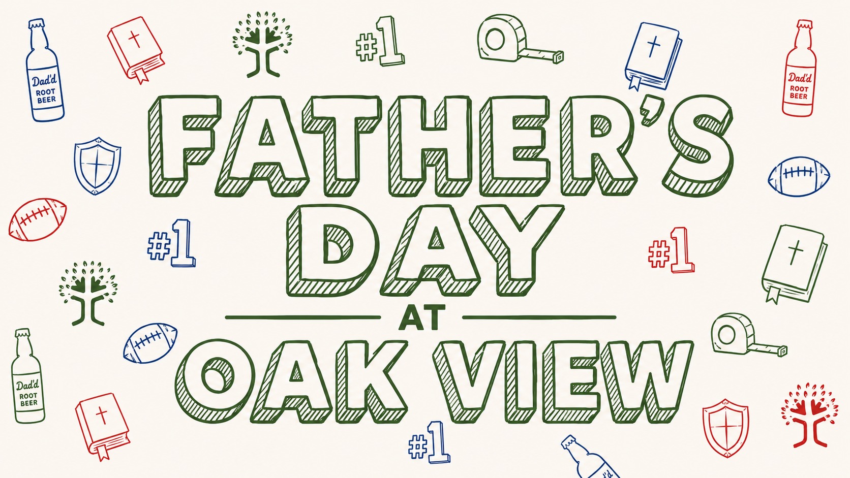 This Sunday is Father's Day!!!
Join us for the celebration and hear a special message from Pastor Jim.
All men will receive a special gift and recognition for their hard work, dedication and faithfulness to God and their families.
Don't miss out.