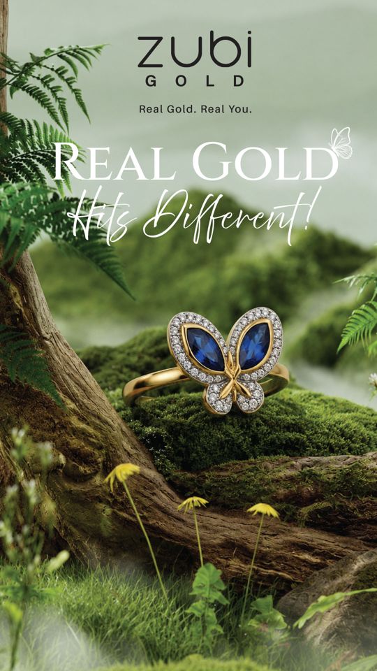 Wear your glow. Wear your gold. ✨
Zubi Gold Jewellery, designed to make every day feel a little more golden.
Find your golden glow with Zubi Gold. Visit us today!
Visit us at - @centresquarekochi @m5ecity_mall
#ZubiGold #StayGolden #GoldMood #GoldCoded #EverydayGold #JewelleryGoals #ModernGold #GoldLover #TimelessStyle #ZubiShine