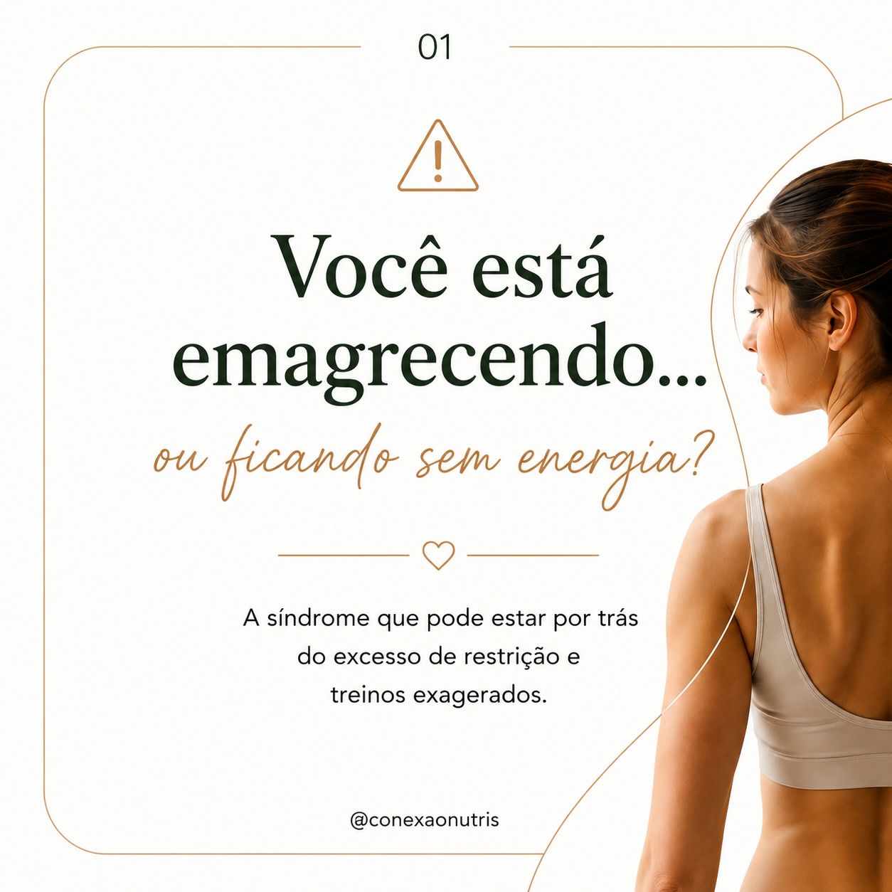 ⚠️ Você está usando canetinha? Ou conhece alguém que está? Leia isso e compartilhe.
Nem todo emagrecimento é sinônimo de saúde.
Quando há pouca ingestão alimentar, medo de carboidratos e excesso de treinos, o corpo pode entrar em um estado chamado RED-S (Síndrome da Deficiência Energética Relativa no Esporte).
Os sinais podem incluir:
• cansaço excessivo;
• queda de rendimento;
• alterações menstruais;
• queda de cabelo;
• lesões frequentes;
• dificuldade de recuperação após os treinos.
Importante: a canetinha não causa RED-S. Mas, ao reduzir o apetite, ela exige ainda mais atenção à qualidade e à quantidade da alimentação.
Carboidrato não é inimigo. Comer o suficiente não é falta de disciplina.
✨ Emagrecer sem perder saúde sempre será o melhor caminho.
Se estiver passando por isso, marque a sua consulta nutricional, ajustes nutricionais podem reverter esse quadro. 💖
#saudedamulher #emagrecimentosaudavel #nutricaoclinica #conexaonutris
