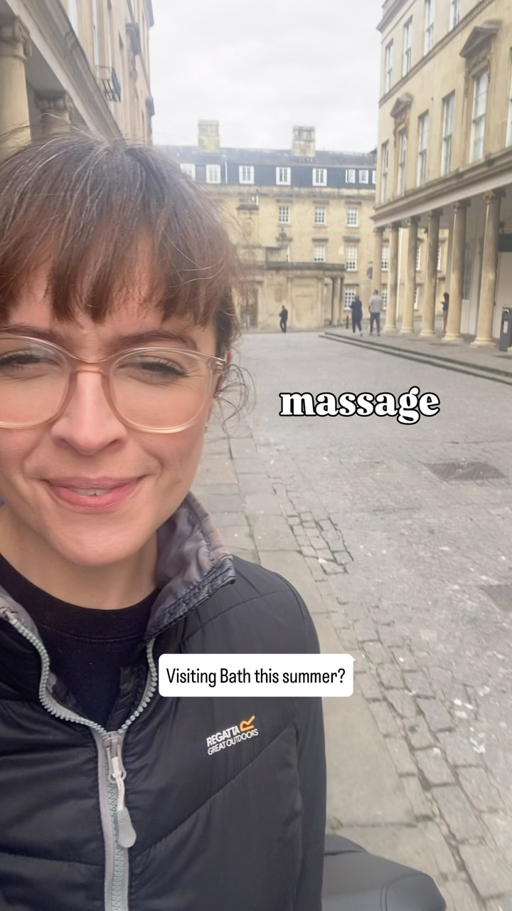 If you spot someone dragging a massage table through the cobbled streets of Bath… it’s probably me. 😂
That’s because we bring luxury massage treatments directly to your accommodation.
So if you’re visiting Bath this summer, all you need to do is relax ….we’ll come to you. 💆
Explore this beautiful Golden City, then unwind in the comfort of your own space.
.
.
#mobilemassage #bathsomerset #bathmassage #whatsoninbath #visitbath