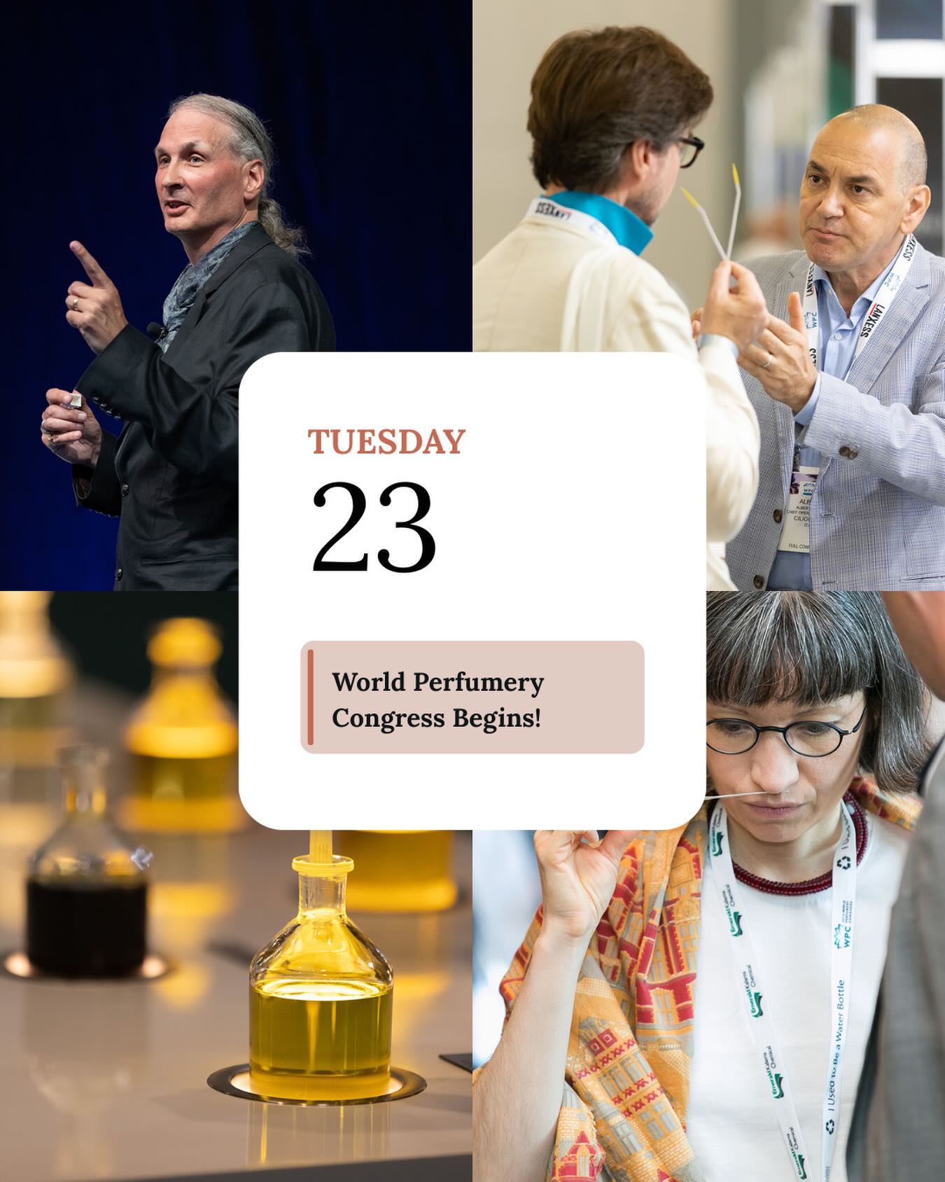 🚨 Final call (almost).
The World Perfumery Congress kicks off next Tuesday.
If it’s not already on your calendar, there’s still time to register and join fragrance professionals from around the world for a week of learning, discovery, and connection.
Are you attending? #linkinbio to register!
#WPC2026 #Perfumers #WorldPerfumeryCongress #FragranceIndustry
