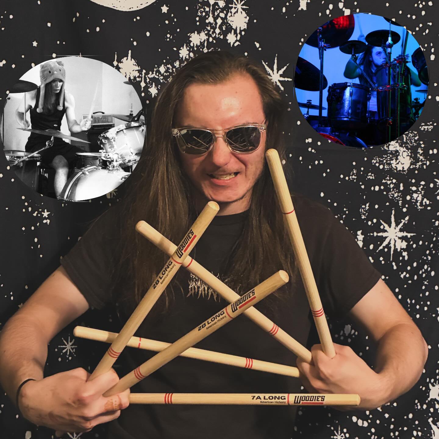 New @woodiesdrumsticks day! 🥁🔥
Trev loves how these sticks play, and he’s excited to try out the new barrel tips!
You can pick some up too, if you use the code TREVOR25 at woodies!
He’ll be using these sticks when we play the Firelands Local Music Festival this Saturday! Can’t wait!