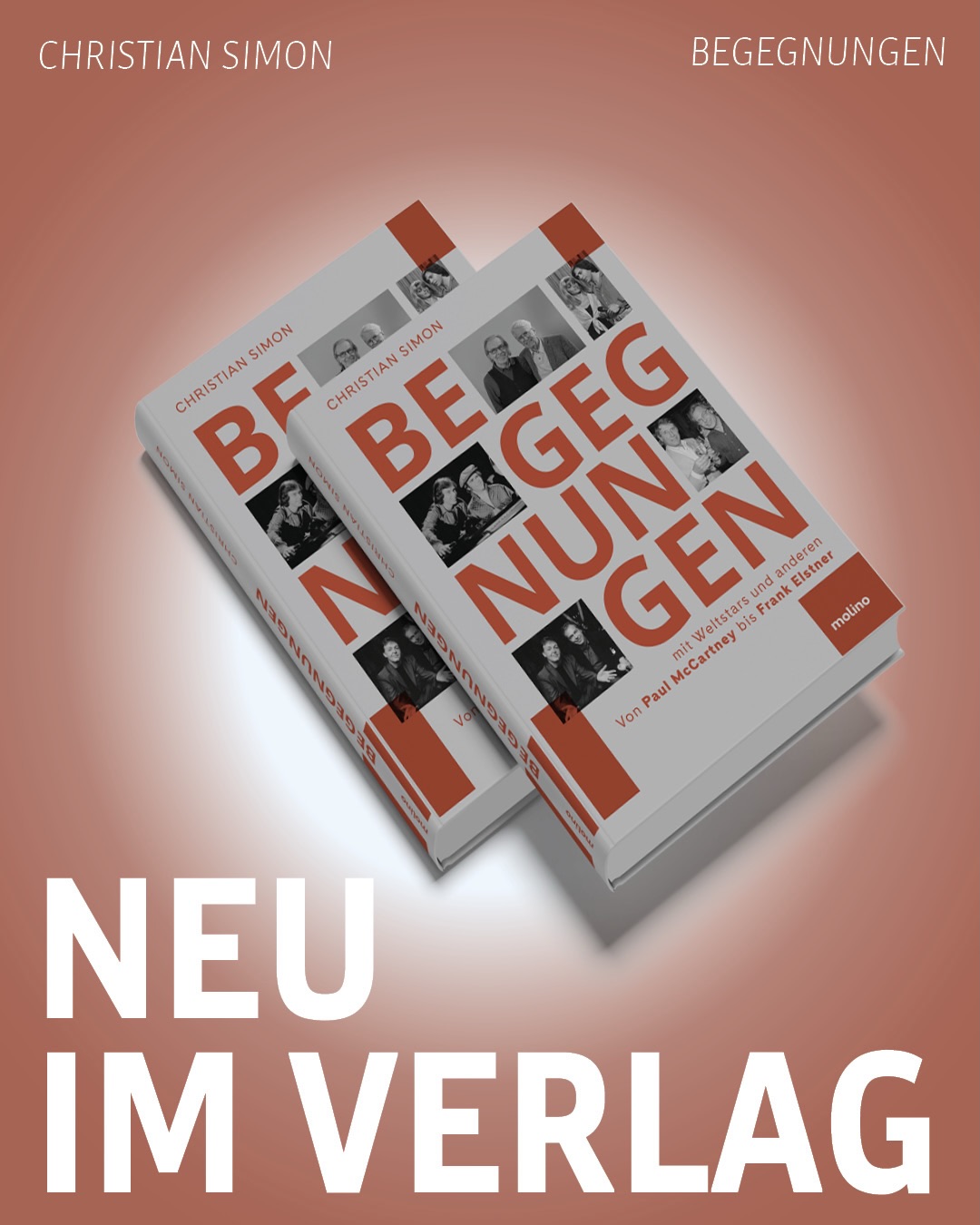 Die Welt der Stars, Promis und Musiker und Christian Simon traf sie alle. In seinem Buch „Begegnungen“ nimmt er euch mit in sein rasantes Leben und erzählt von seiner Zeit als Moderator, Journalist, Konzertveranstalter und enger Wegbegleiter.
#books #promi #biographie #journalism #release