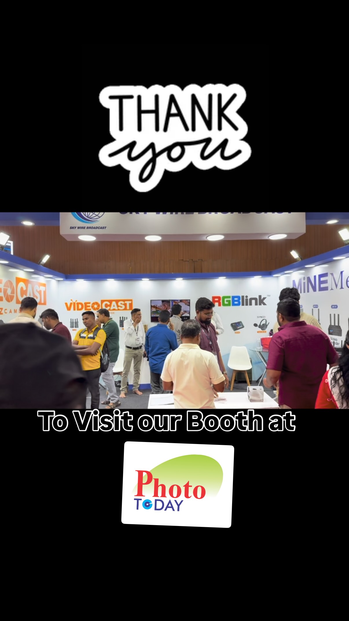 What an incredible 3 days at Photo Today 2026! ๐
A huge thank you to everyone who visited Skywire Broadcast & VIDEOCAST at Booth B9. It was an amazing experience showcasing our latest 4K PTZ Cameras and live production solutions.
Great connections, powerful demos, and unforgettable moments โ the future of broadcasting looks brighter than ever! ๐ฅโจ
#PhotoToday2026 #SkywireBroadcast #Videocast #EventSuccess #BroadcastInnovation PTZCamera LiveStreaming ProAV ThankYou