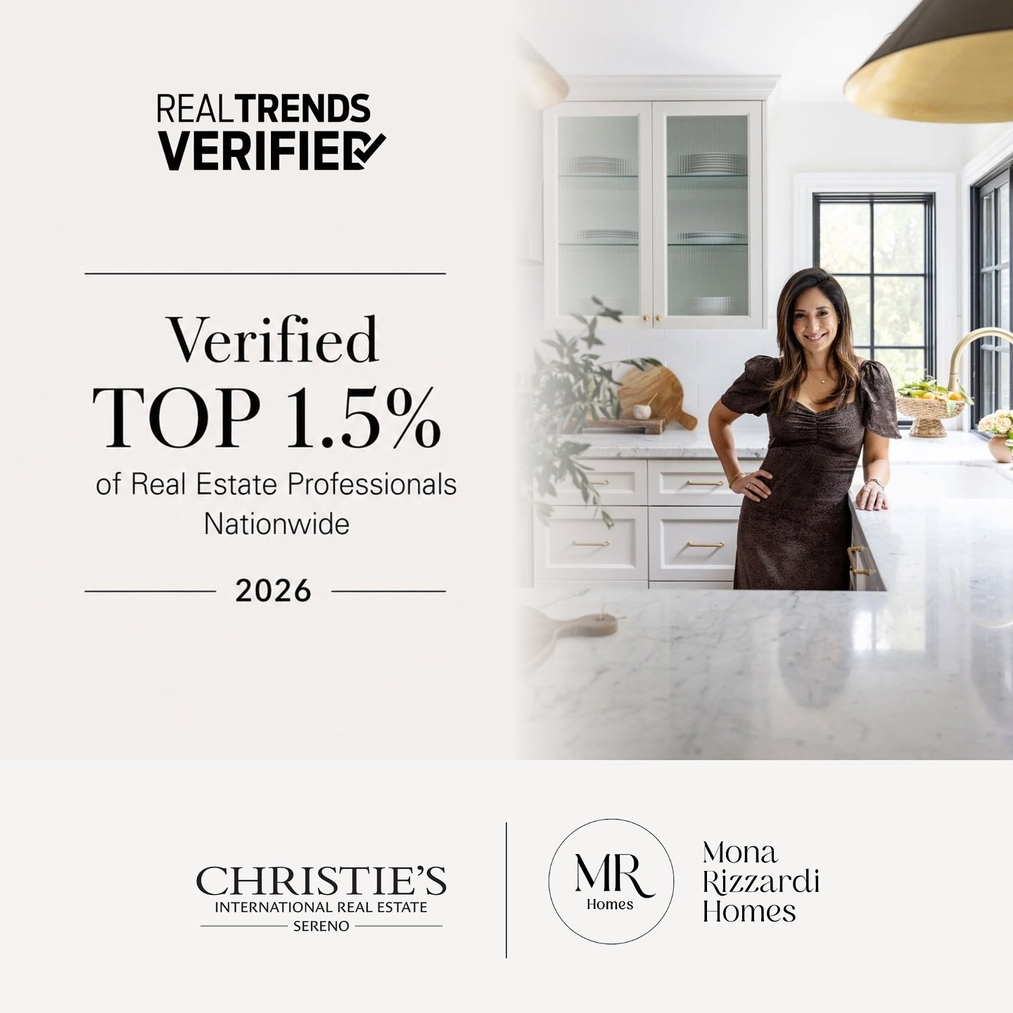 I am honored to be recognized as one of the TOP 1.5% of Realtors Nationwide for the 4th year!
Grateful for my wonderful clients turned friends/family, my amazing colleagues, the great creative teams that help with all of my staging/design/photography, and for the support from my incredible manager @helene.freeman , transaction coordinator @winiwoowoo and Brokerage @christiesrealestatesereno
I’m excited for another year of guiding my clients through new beginnings, big decisions, and the moments that matter most. 🤍
#top1.5% #realtrends #realtrendsverified#topagentwalnutcreek #topagent realestatepartner #Interiordecorator #dooropener #dealcloser #Sereno #Christiesrealestate #christiesrealestatesereno #eastbayrealestate #walnutcreekrealtor #walnutcreekrealestate #pleasanthillrealtor #lafayetterealtor #alamorealtor #concordrealtor #claytonrealtor #danvillerealtor #monarizzardihomes #luxuryagent#luxuryagentwalnutcreek