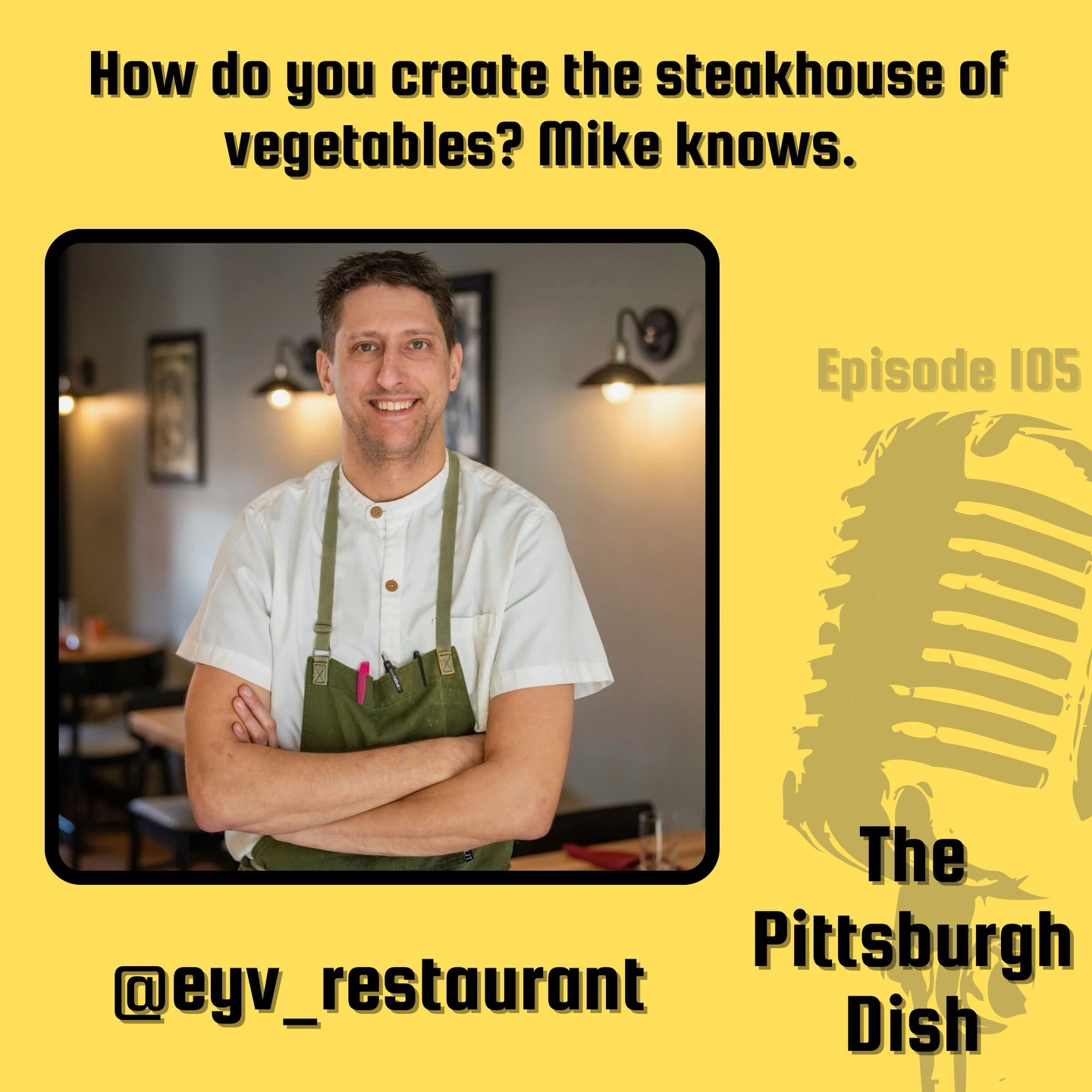 How do you elevate vegetables to true stars of the plate? Chef Mike Godlewski has perfected it at EYV. Hear our conversation about breaking rules, striving for seasonal, and balancing a business while giving back. All on Episode 105.
Listen to The Pittsburgh Dish on Apple, Spotify, or wherever you get your podcasts! 🔊
(*photo used with permission from Mike Godlewski)
#pittsburgh #pgh #podcast #local #food
