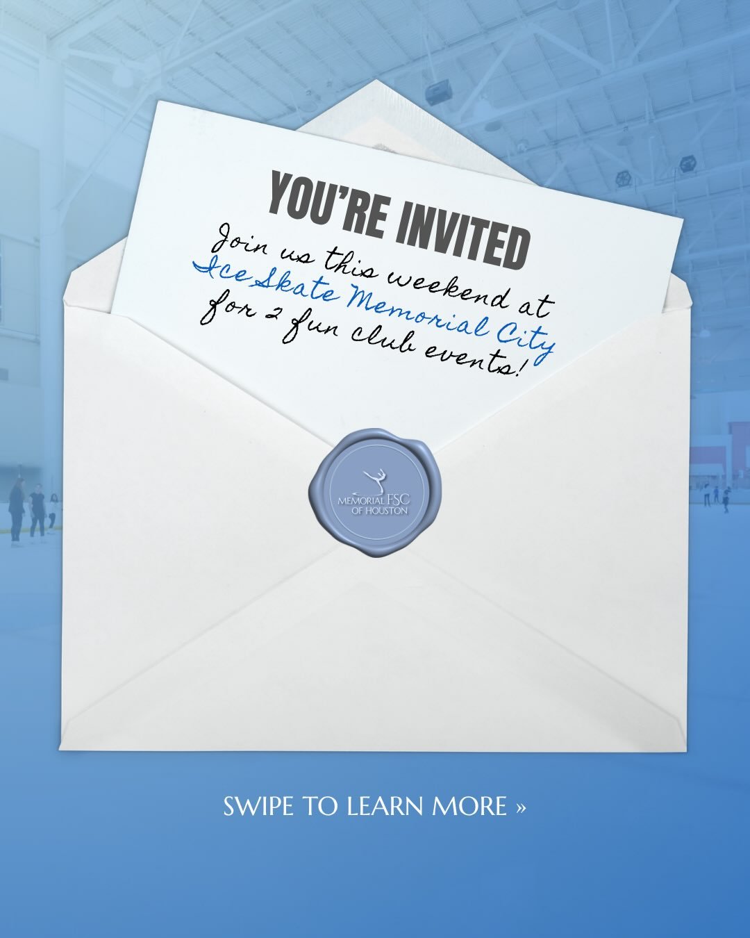 💌 You’re invited to a fun-filled weekend at Ice Skate Memorial City!
🎓 Friday, June 19 – Celebrate with us at 11:30 AM for our 2026 Senior Send-off Party, featuring an exhibition and party honoring our graduating seniors.
⛸️ Saturday, June 20 – Help us cheer on our HITS Team before they head to competition! Stop by the ISMC Party Room from 9:45–11:30 AM for our HITS Send-off Party, with snacks available for skaters.
We hope you’ll join us as we celebrate these incredible skaters and wish them the best on their next adventures! 💙