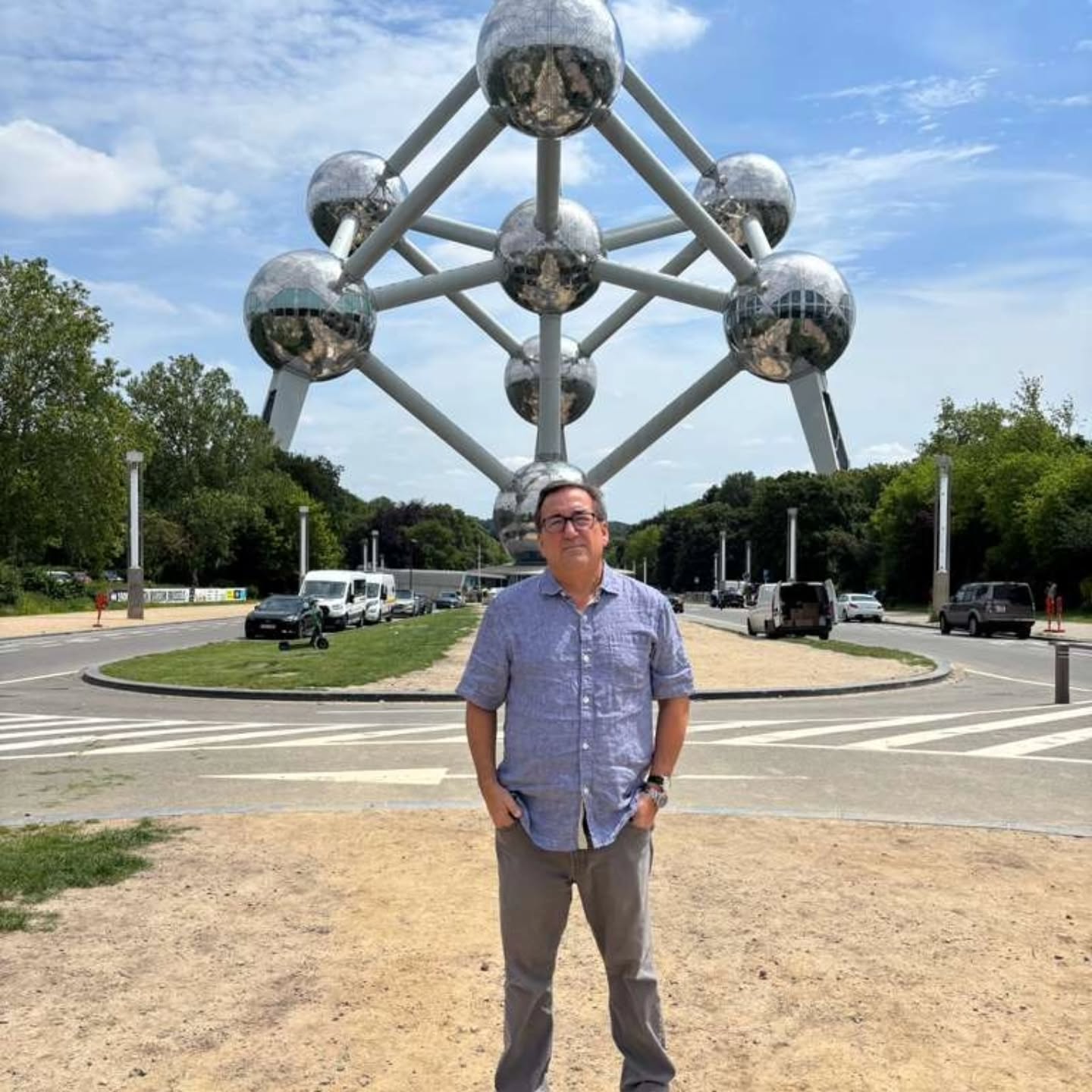 I discovered the Atomium tower on my first day here. Very cool light show inside and a great view from the top.
