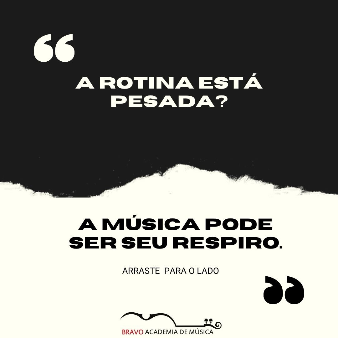 A vida adulta exige muito.
Mas nem tudo na sua rotina precisa ser sobre obrigação, pressa e cobrança.
A música pode ser aquele momento da semana em que você respira, se reconecta e faz algo por você.
Na Bravo, a música é uma experiência para todas as idades.
📲Agende sua aula experimental pelo WhatsApp
O link esta na bio do nosso perfil!
#BravoAcademiaDeMusica #MusicaParaAdultos #AulaDeMusica #AulaExperimental