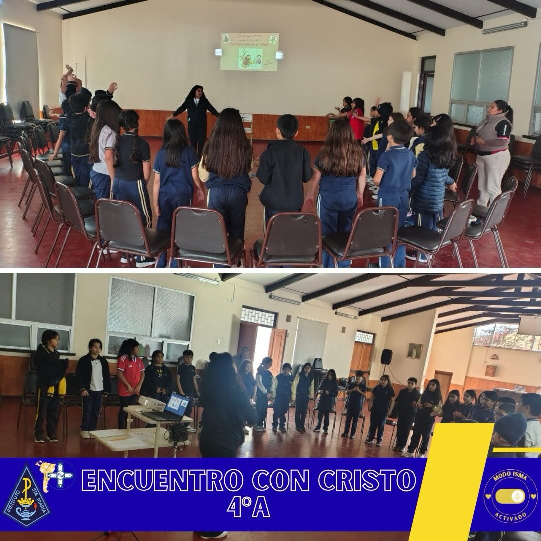 Encuentro con Cristo - 4to A
Tema: “La buena y la mala semilla”
En este significativo encuentro nuestros estudiantes se reconocen como tierra fértil de un hermoso campo donde se siembra buena y semilla, que pueden mejorar, trabajaron para identificar aquellas actitudes que favorecen una buena convivencia y un crecimiento personal sano. Desarrollando el compromiso personal de cuidar el propio corazón y elegir cosechar buenas semillas. Siempre de la mano de nuestro Padre Dios que abona desde el amor nuestro corazón. 💛💙
#ModoISMA