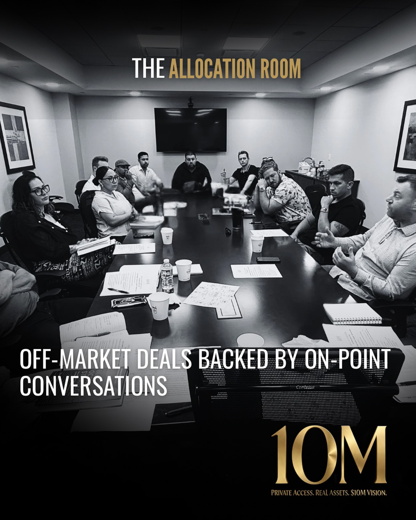 Most networking rooms trade business cards.
We’d rather trade ideas, opportunities, and relationships that actually move the needle.
The Allocation Room isn’t about sitting through presentations. It’s about putting investors, business owners, operators, and professionals at the same table and having the conversations that lead to real opportunities.
Every deal starts with a conversation.
The right conversation changes everything.
#10M #TheAllocationRoom #NetworkForNetWorth #BusinessOwners #Investors