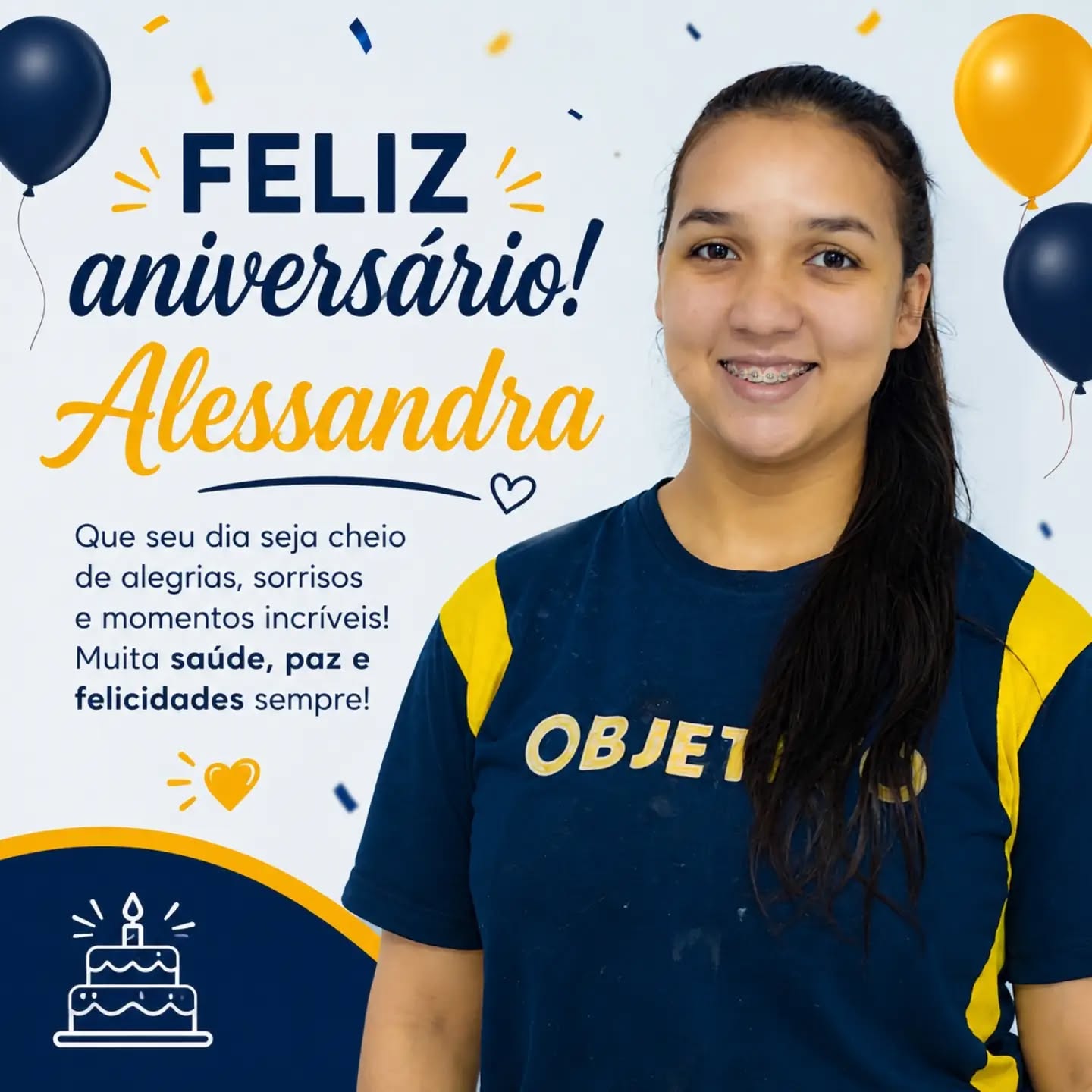 Hoje celebramos mais um ano da sua vida e agradecemos por sua dedicação, alegria e compromisso em tudo o que faz.
Que Deus abençoe seus caminhos com muita saúde, paz, sabedoria e felicidade.
Receba o carinho e os votos de toda a equipe.