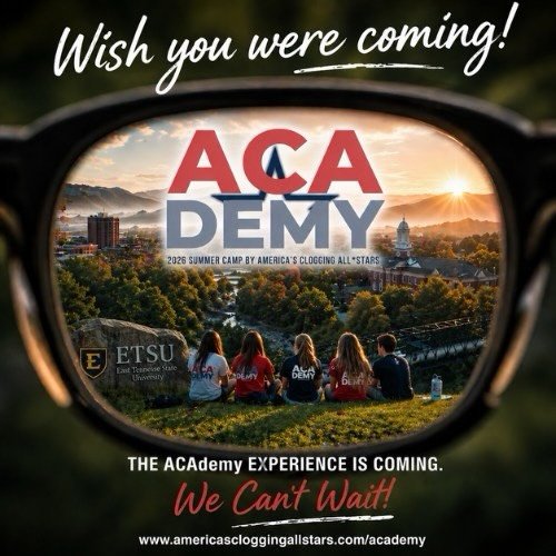 Wish you were coming!
The ACAdemy Experience is almost here, and we are hard at work preparing for an incredible group of campers from across the country!
🏕️ On-campus registration is now CLOSED!
A few Day Camper and Adult Day Camp spots are still available, but not for long.
✨ The ACAdemy Experience is coming... and we can’t wait!
www.americascloggingallstars.com/academy