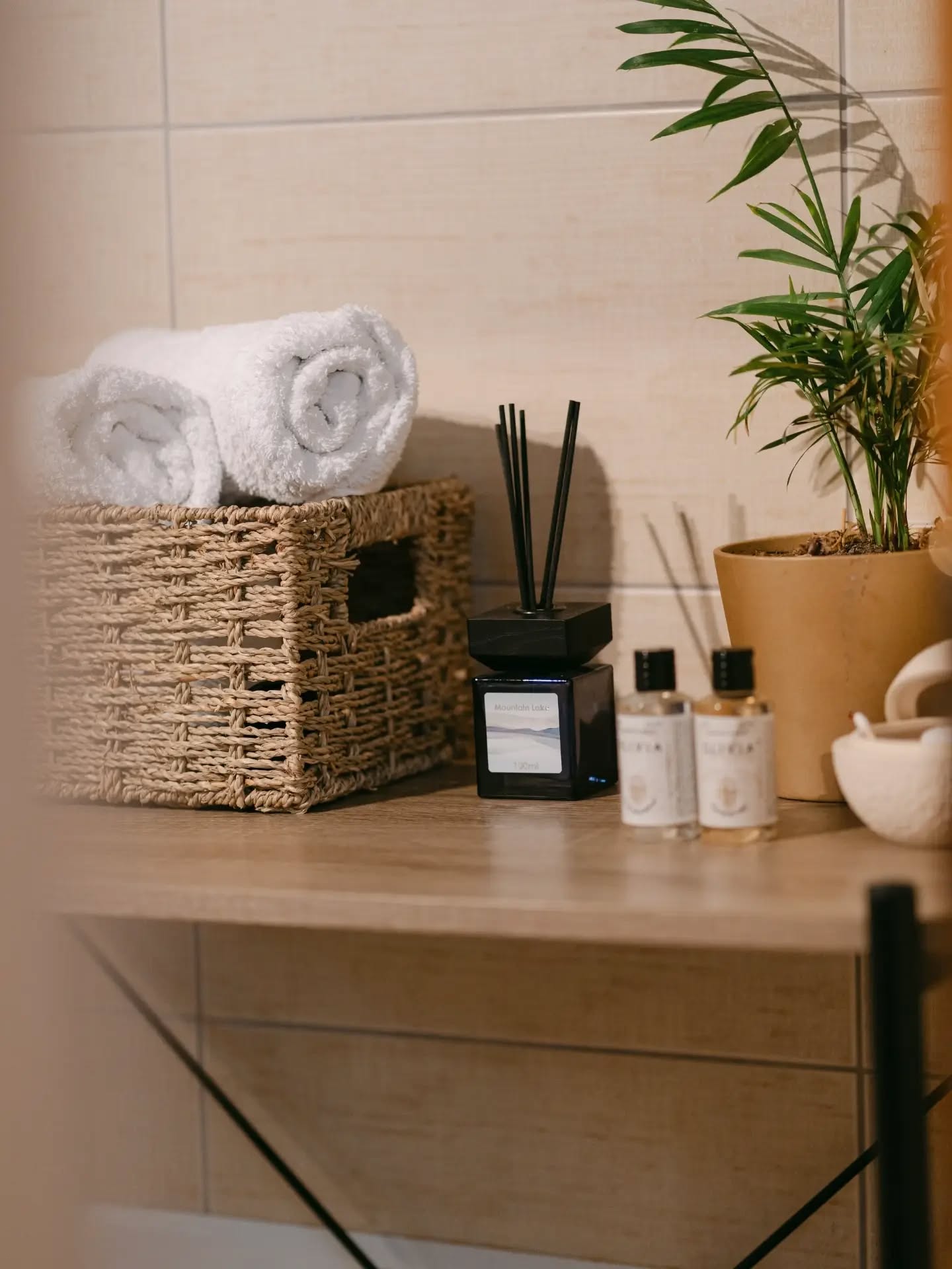 🌿 Fresh towels,thoughtful touches!