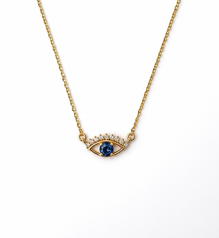A timeless symbol of protection, thoughtfully crafted to accompany you every day 🧿
#mkfinejewelry #bespokejewelry #customadejewelry #Jewelrydesigner #pendant