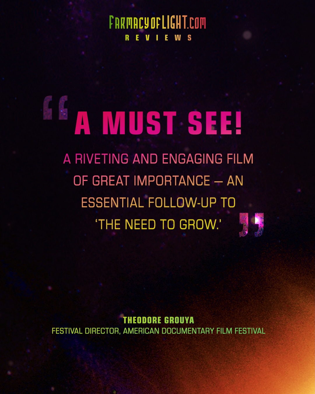 Farmacy of Light has been inspiring audiences in film festivals over the past year, and next week you can watch the entire film from the comfort of your home. Stay tuned for more details, and mark your calendar for June 23rd.
6 DAYS!
#farmacyoflight