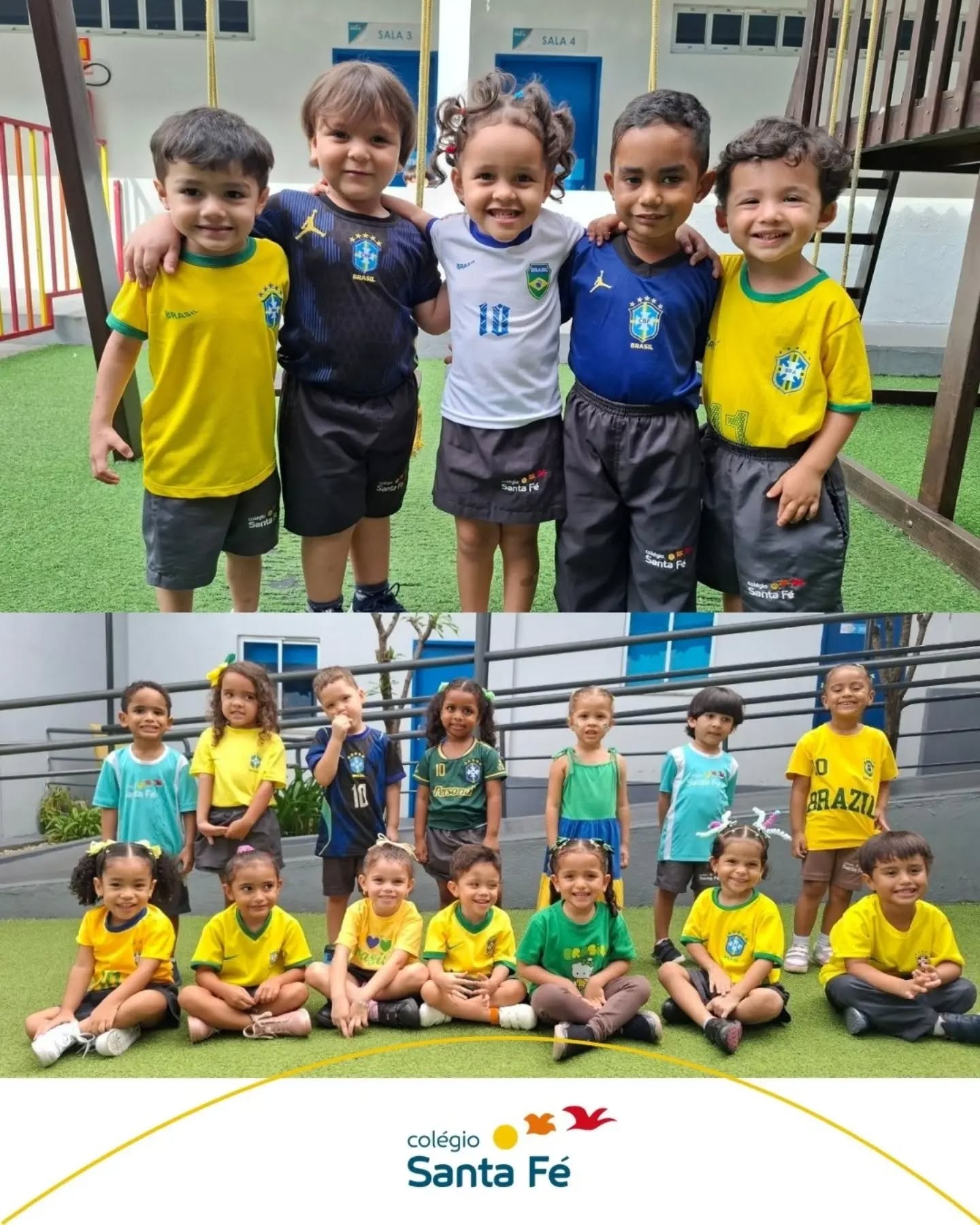 Por aqui, o clima de Copa tomou conta! 🇧🇷⚽💚💛
Entre bandeiras, camisas da seleção e muita animação, nossos alunos já fizeram a parte deles na torcida.
E que venha aquele 3 x 1 para o Brasil! 😎🏆🇧🇷