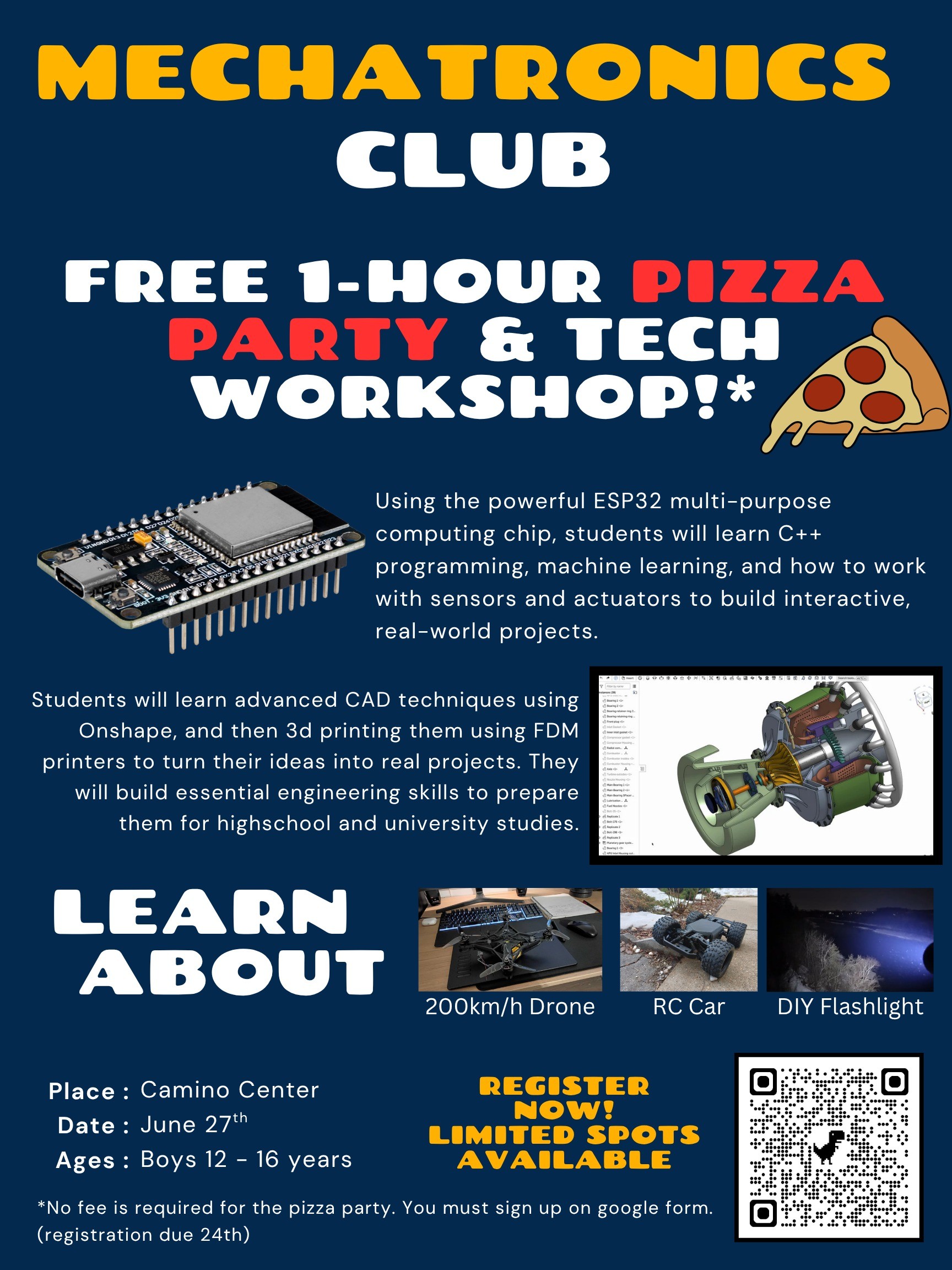 Register for our new mechatronics class for older students now!
Students will learn about advanced topics such as CAD design, c++ and python coding, microcontrollers and much more!
For inquiries or additional information, please don't hesitate to contact us at abdullah@peaceforallcanada.org.
@unitedwaywrc
@caminowellbeing
@cdn.heritage
@centerforpeace
@wrcommfdn
#robotics #roboticsclass #fyp #lego
#spikeprime #education #class #mechatronics