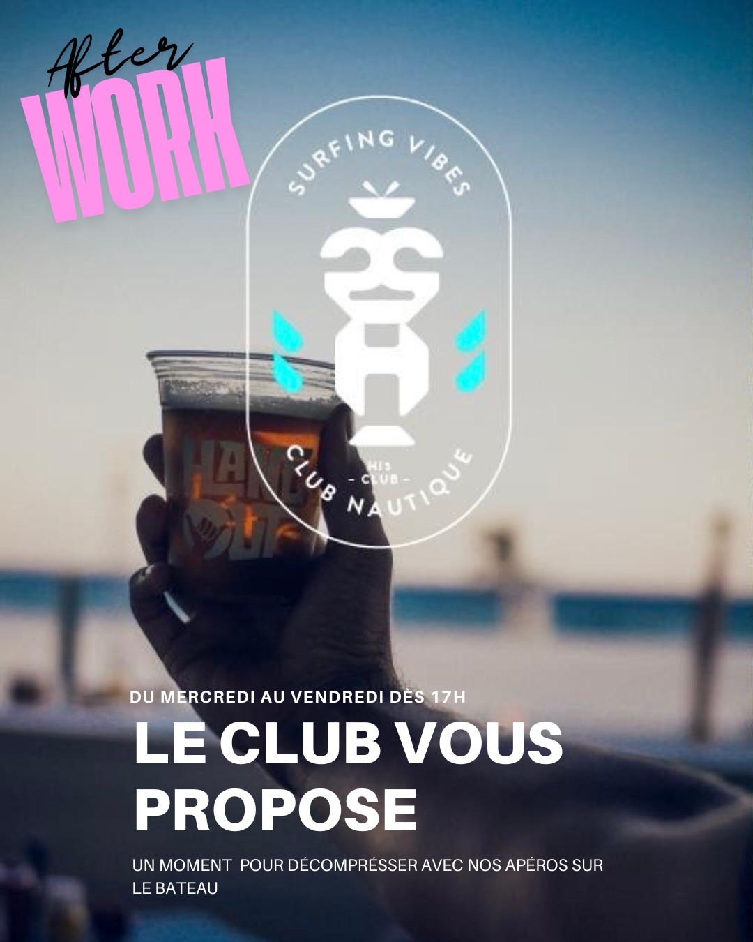 L’After Work !
Du mercredi au vendredi dès 17h, venez profiter d’un moment de détente unique sur le lac.
Apéros sur le bateau possibles.🍾🍕
Après une longue journée, offrez-vous une pause surf : entre collègues ou entre amis, profitez de l’ambiance,décompresser, partager un verre et terminer la journée en beauté .😎
Uniquement sur réservation☎️
#wakesurfing🏄♂️ #afterwork #sunset #lacleman🇨🇭
