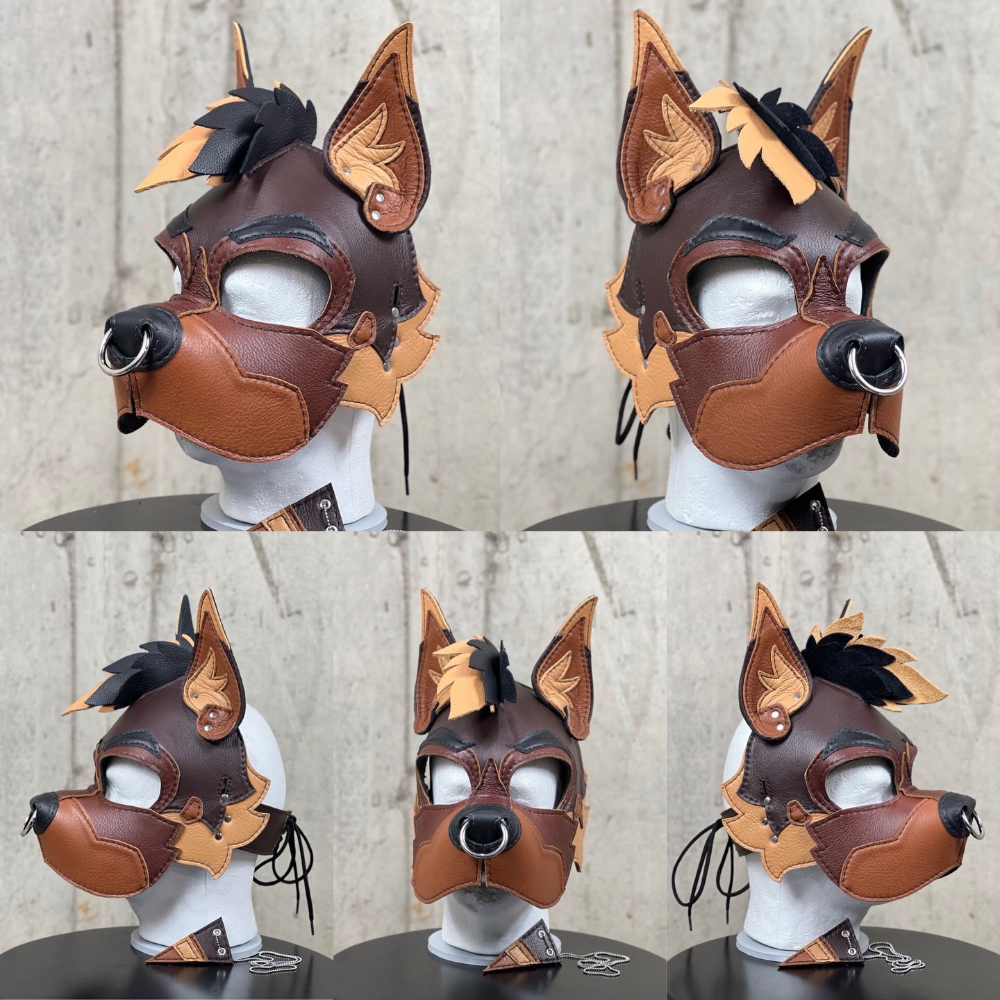 Stylish Doberman custom hood w/ a ton of personality to spare! 😎🔥
scrapyardleather.com
#scrapyardlthr #scrapyardleather #puphood #pupplay #petplay