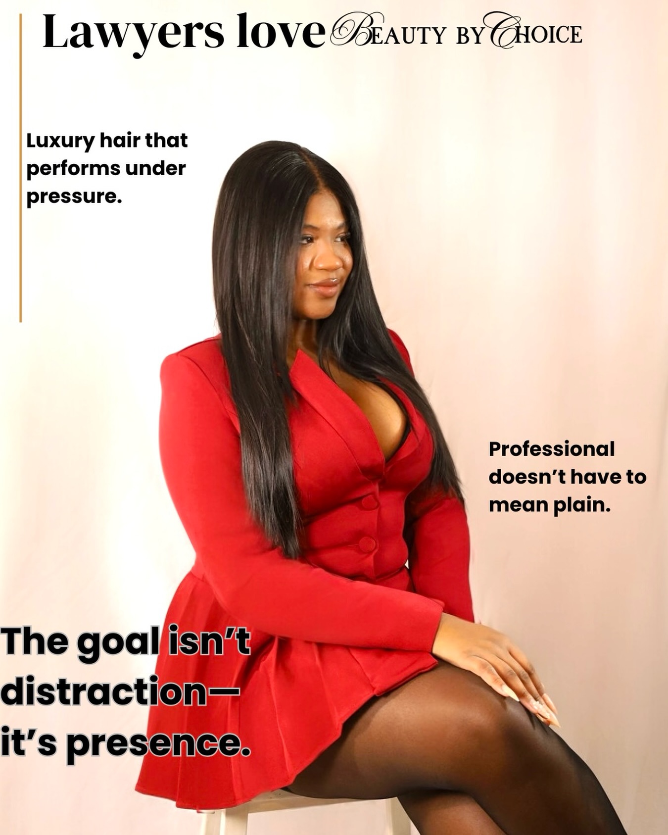 From Courtroom confidence to everyday elegance, lawyers love Beauty by Choice extensions for their polished look, quality, and effortless styling.
Visit bbchairextensions.com for your next courtroom style. (Link in bio) ✨subtle luxury always wins✨
#beautybychoice#lawyerlady#luxuryhairbundles