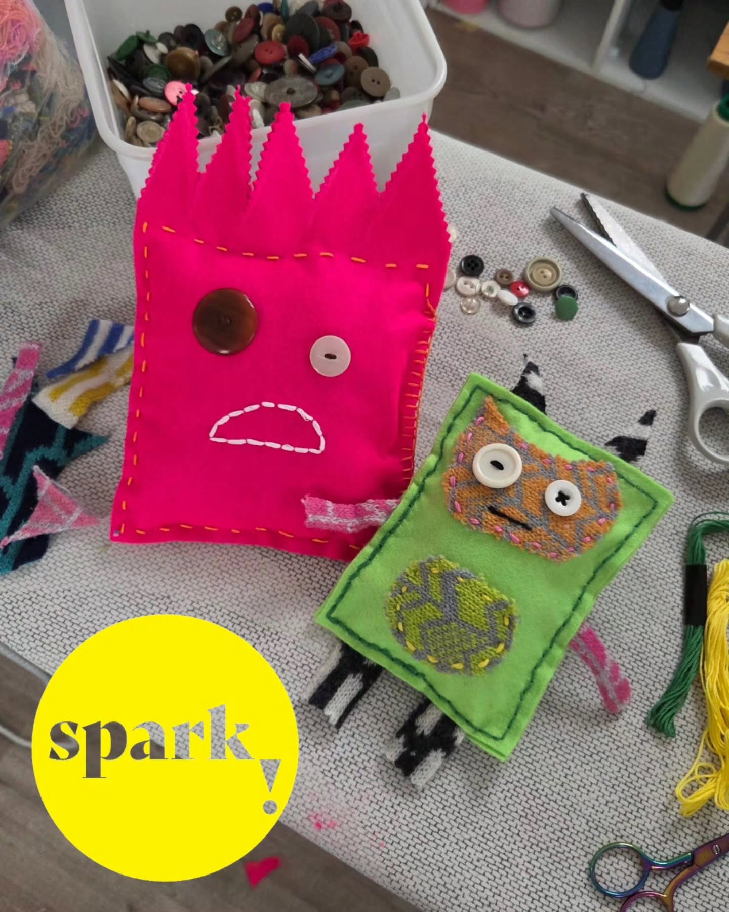 ✨️ Summer Family Workshop Programme ✨️
In collaboration with @curatedaberdeen, @smartartagency have organised a family orientated Summer Workshop Programme with the masses of talent that exists across @deemouthartiststudios , @editaberdeen and special guests. Which includes me 😀
Each workshop is being delivered in the Curated Aberdeen Workshop space in the Bon Accord shopping centre, which is supported by @charliehousehq and sponsored by @bonaccordaberdeen.
All workshops are on Eventbrite, QR code shown on last workshop slide.
Each session is 2 hrs long, one every day of the summer holiday and offered at an incredible price.
That's 6 week, 42 workshops! 😄
Find me on -
✨️ Tue 14th July, 10am - 12pm - Make a felt monster.
✨️ Mon 10th August, 1.30pm - 3.30pm - Make a felt monster.
Together we will design, stitch and stuff your own felt monster. Learn simple sewing skills and create a quirky character.
Suitable for kids age 8 and over.
Book now while spaces last!
#summerworkshops #kidsworkshop #editaberdeen #summeroffun #curatedaberdeen