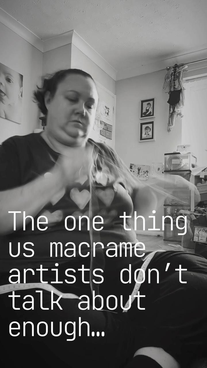 Why does it take so long 😩🤣
I think that measuring and cutting cord is definitely my least favourite part of macrame!
What about you?
💛
#gemmacrame #suffolkmacrameartist #suffolkmacrame #macrameartist #macramemakers