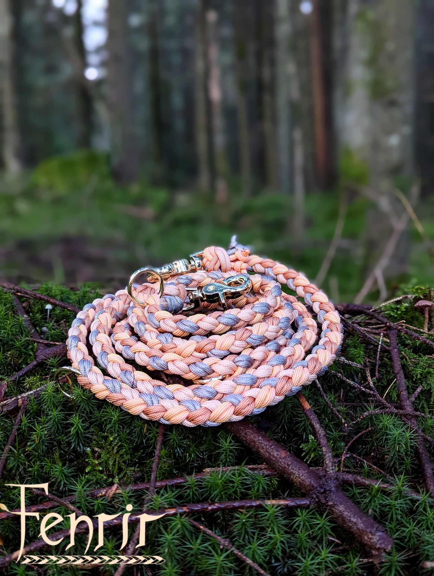 ❤️🍃
#hundeliebe #paracord #peach #apricot #hundeleine #silber #smallbusiness #handmadewithlove #fenrirhandmade
