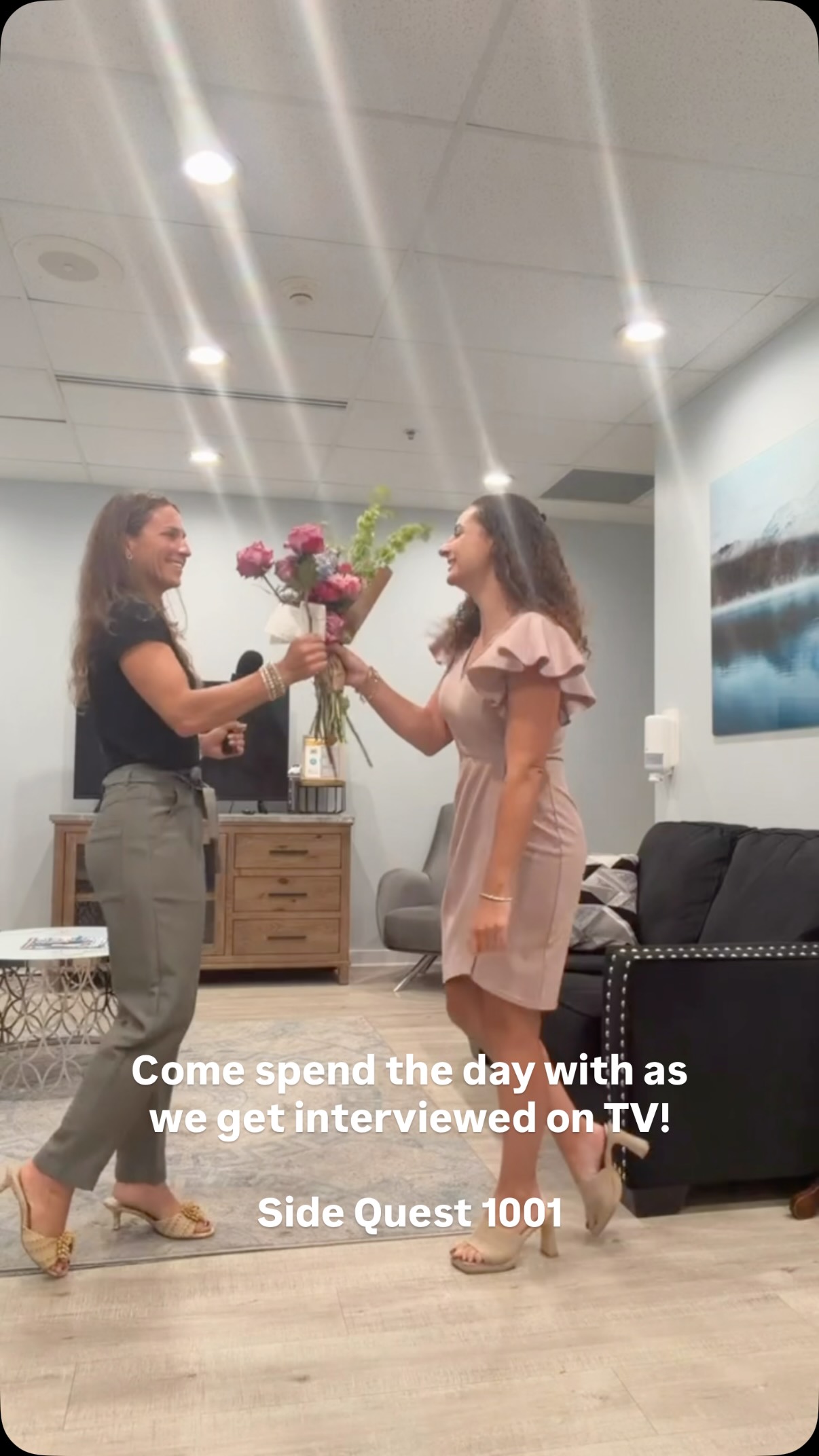 The side quest adventures of Erica and Cassie! What a wild 24 hours! From TV interviews, to work sessions, to run club and handing out blooms and notes to spread more love around Saint Pete. We are truly feeling so grateful and so blessed to be on this journey with you all. Days like these remind us so much that while we may not have everything figured out and have all the answers being able to share love and light with the world through our community and helping even just one person makes a huge difference. And having days like this are so far from our corporate lives that it sometimes seems unreal. Here’s to many more side quests and following our hearts, god and spreading love. 💕🌸💕🌸
Check out our full TV interview here or in bio link!
https://www.wfla.com/daytime/the-project-giving-men-their-flowers/
Have the most Bloomingful and Blessed day and know you are loved! 🌸💕
#Mensmentalhealth