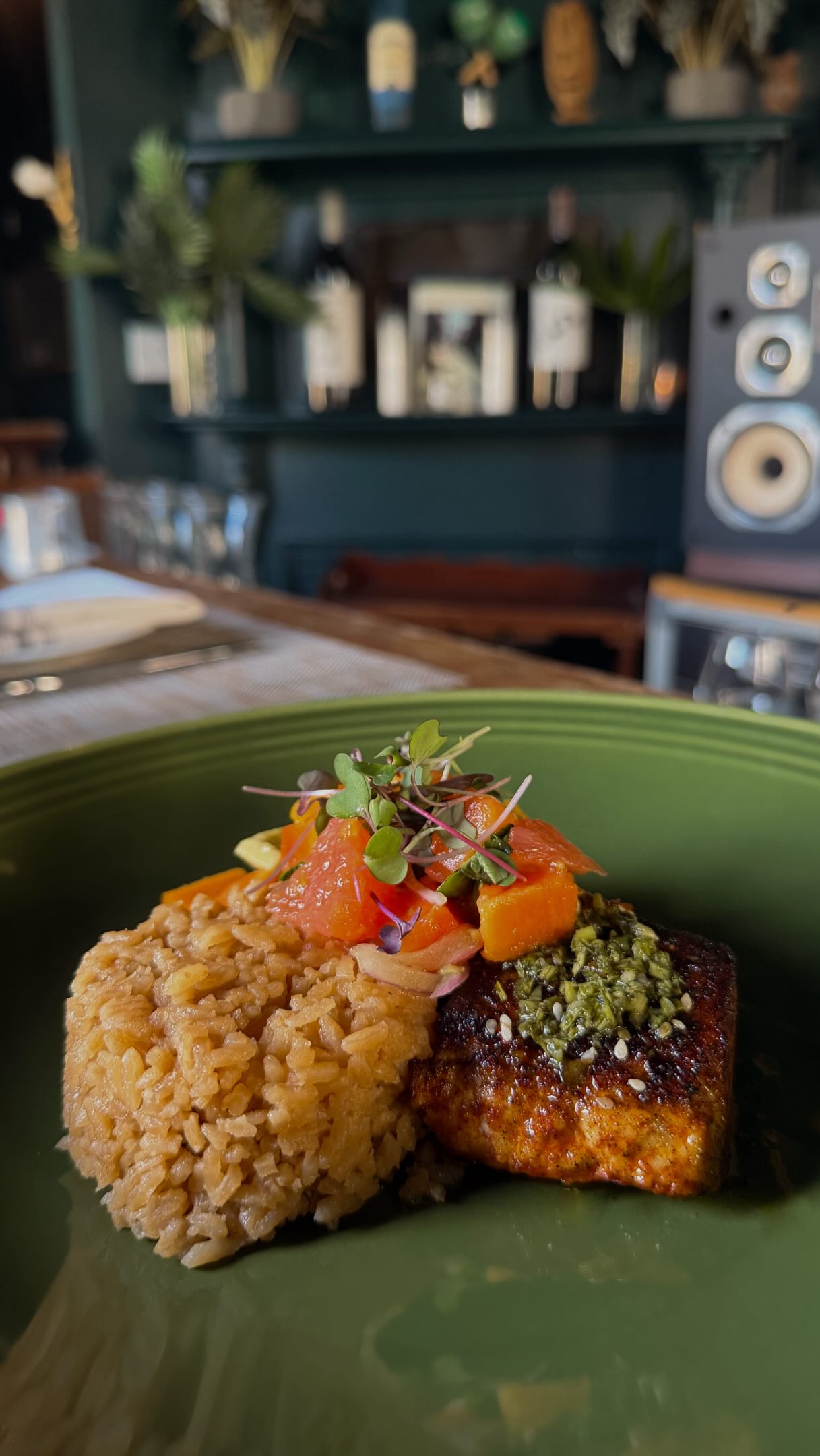 Restaurant Week isn’t over yet ✨
Wahoo a la Plancha | Seared kingfish, Chimichurri, Papaya & Citrus Salad, Coconut Rice
Come enjoy this Restaurant Week favorite while it’s still on the menu.
#baru #restaurantweek #neworleans #nola #nolafoodie