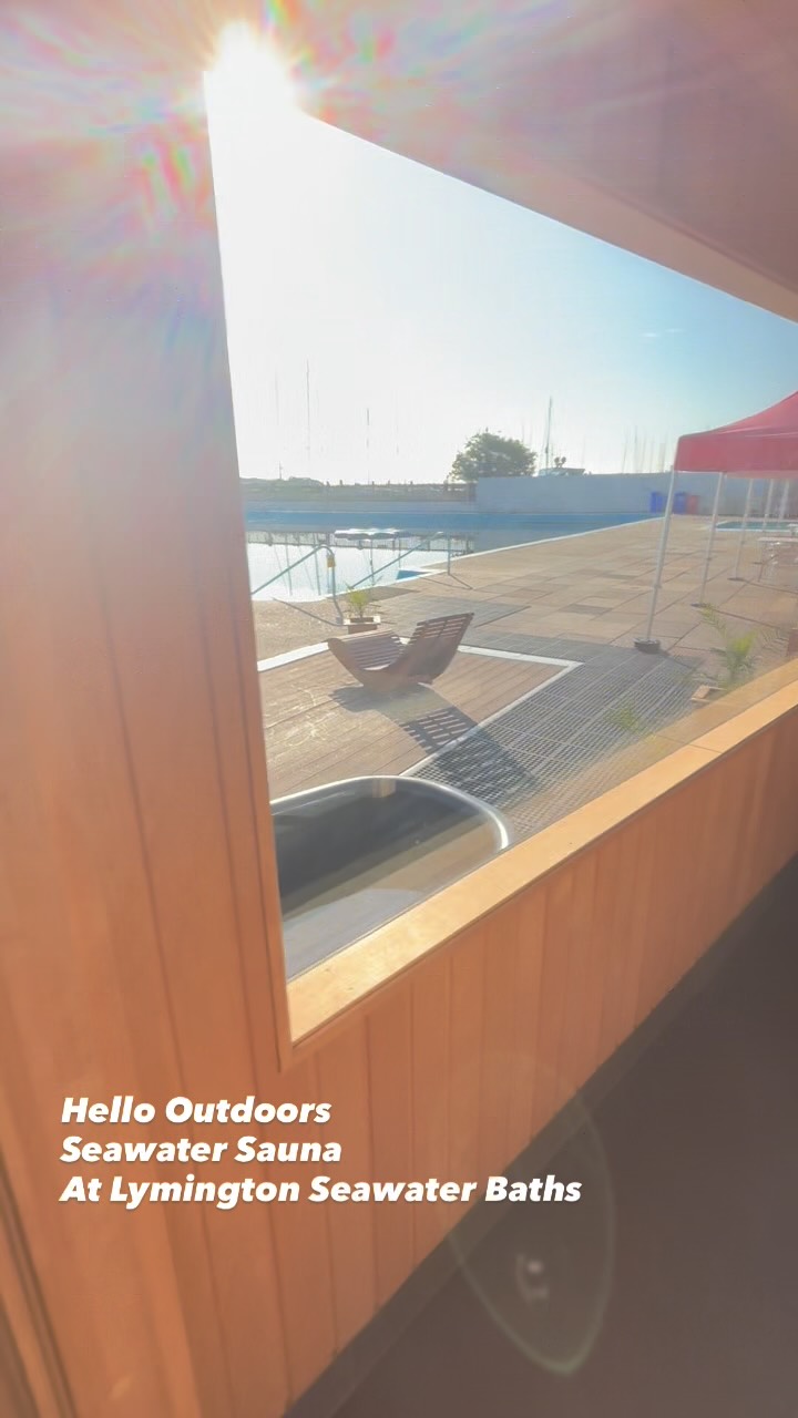 Heat, chill, rest, repeat.
Embrace the #summersolstice with an immersive sauna, seawater swim, cold dip and relax poolside.
Moving between heat (sauna) and cold (dip) can symbolize transition, cleansing, and renewal as the year reaches its peak of light.
Booking advised, drop-ins welcome. See you poolside 💚#seawatersauna @hellooutdoorsltd @lymingtonseawaterbaths #newforest #lymington #contrasttherapy
