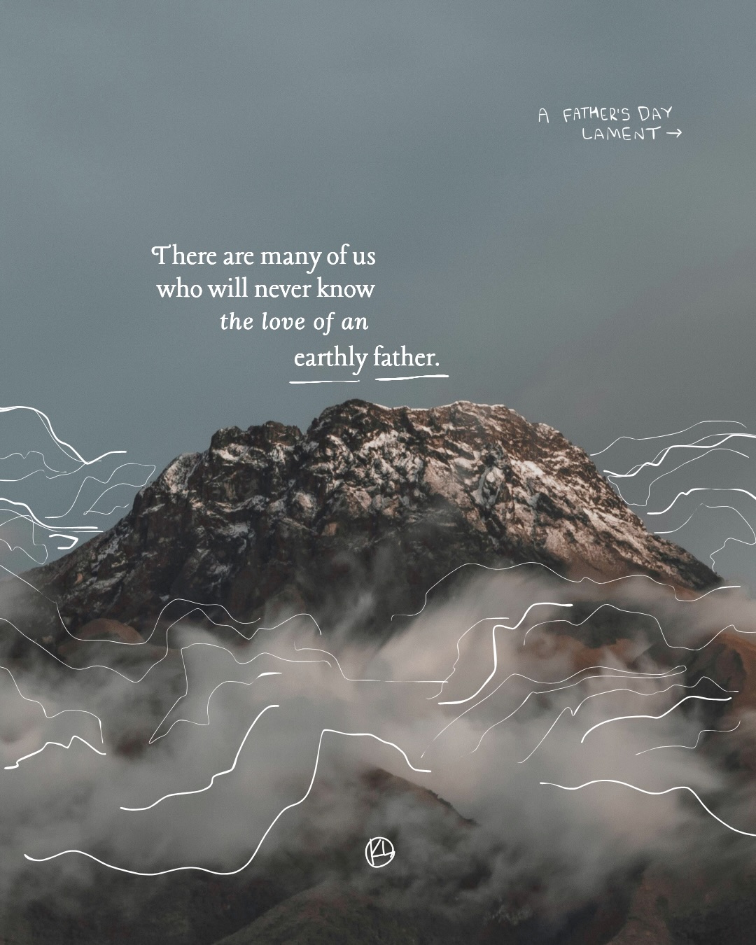 A Father’s Day lament.
For those grieving what should have been.
Lamenting in hope.
“A father to the fatherless,
a defender of widows,
is God in his holy dwelling.
God sets the lonely in families”
Psalm 68:5-6a