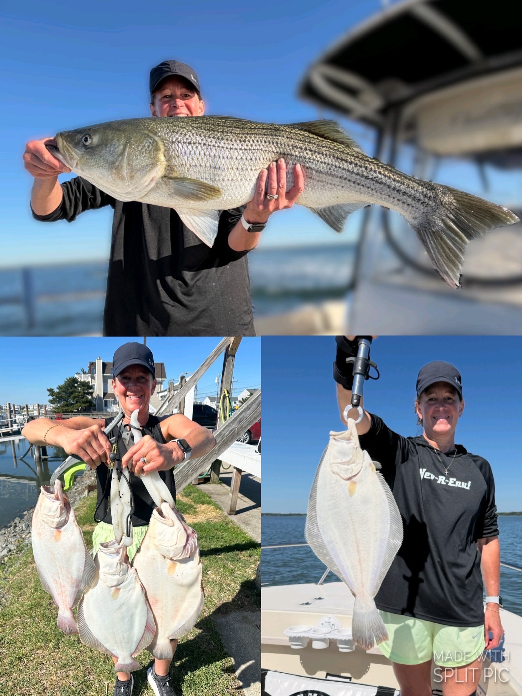 The one, the only Kathy Brown @moransdockside on our second tournament of the season this past Saturday, the @slacktidebeer tournament! The big bass loved our big baits early in the morning and we picked away at flounder the rest of the day. We got close to the heaviest stringer, but not close enough! Very proud of our efforts for only 2 anglers and almost 100 boats entered. Great tournament run by great people @boulevard.bait.tackle