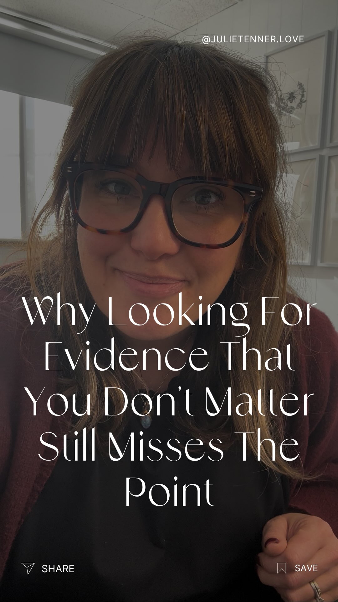 Because you will always find more of what you’re looking for. That’s confirmation bias. 💁♀️
#RelationshipAdvice
#HealthyRelationships
#AttachmentStyles
#MindsetShift
#emotionalhealing
