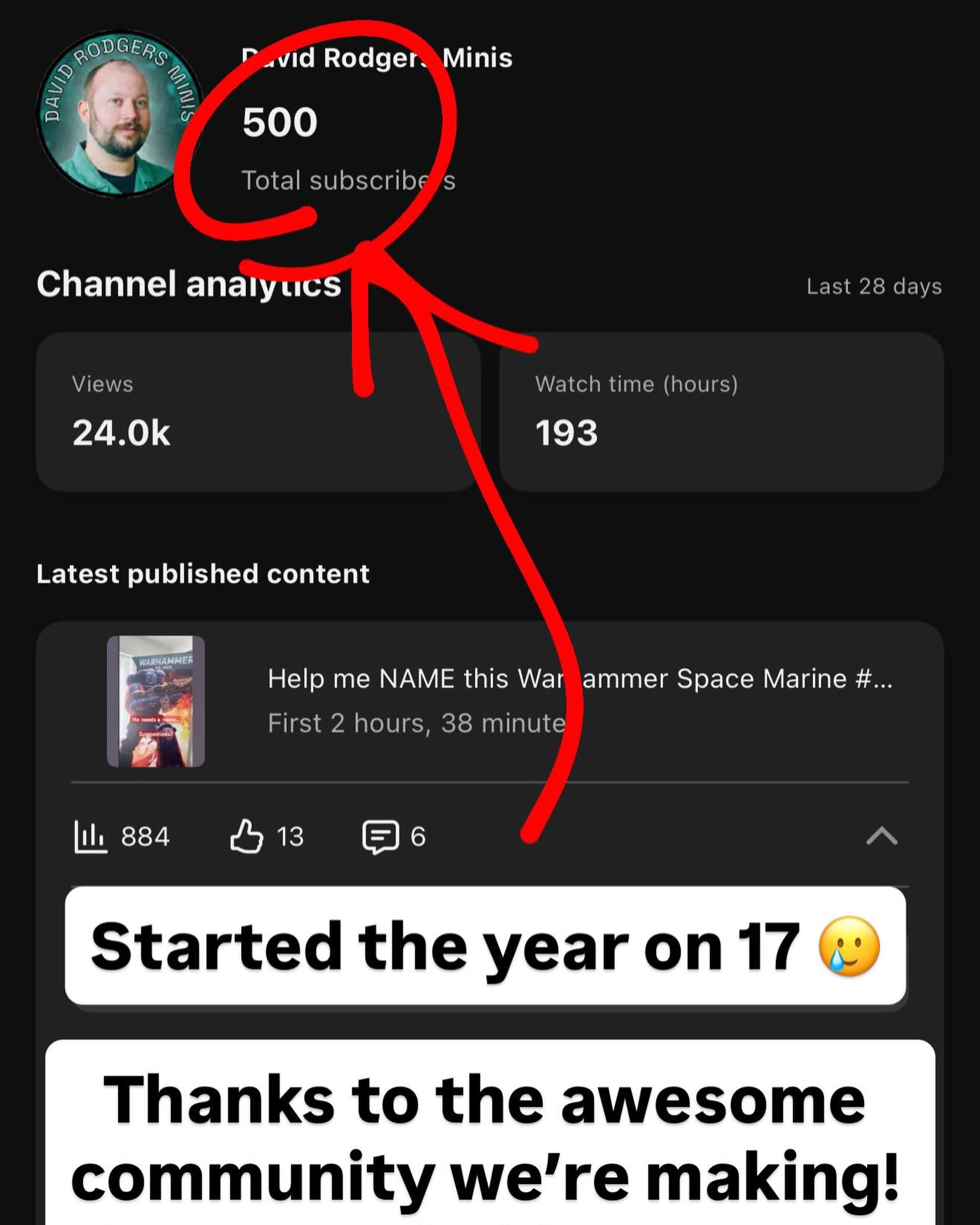 Honestly what a blessing! Thanks to everyone coming along on this journey, we have a heck of a way to go but what an amazing start! Don’t forget the monthly giveaway https://forms.gle/kLiXdM9YHTbUPJn38 #warhammer #warhammer40k #warhammerpainting #miniaturepainting #minis