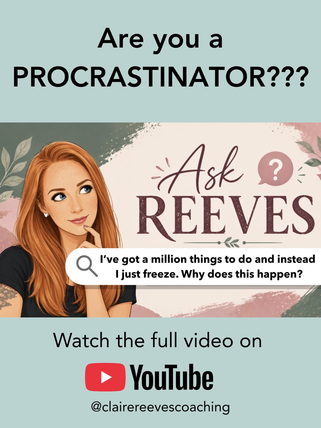 🤔ASK REEVES QUESTION - “I’ve got a million things to do...but I just freeze. Why do I do this?”
If you’ve ever stared at a to-do list, scrolled your phone instead, tidied a cupboard that didn’t need tidying or convinced yourself you’ll do it later, you’re not alone.
One of the biggest things I’ve learned is that procrastination isn’t laziness.
Quite often:
👉 The task feels too big or overwhelming
👉 You’re worried about getting it wrong and want it to be perfect
👉 The task is boring and your brain is desperately looking for something more interesting
👉 You don’t know where to start
For those of us with busy brains (especially ADHD brains), “I’ll do it later” can become a dangerous phrase because later often never arrives!
A few things that help:
✅ Break the task into ridiculously small steps
✅ Commit to just 5 minutes – the momentum usually carries you through
✅ Focus on starting, not finishing
✅ If you catch yourself saying “I’ll do it later”, ask yourself whether you can do it now instead. Just get the job ticked off the list!
One of the biggest shifts for me since my ADHD diagnosis has been realising that the things I put off don’t disappear! They sit, lurking in the background taking up mental space and making me feel like there’s something wrong with me for not being able to get such a simple thing done or at least started!
It’s like having a computer with lots of tabs open. It’s not going to run as efficiently!
Sometimes the quickest way to find peace is simply to do the thing!
🎥 Watch the full video here:
https://youtu.be/qK-To_kqL-c?si=MBEAS98WhdkSq11c
And keep an eye out for the next Ask Reeves video:
“I know scrolling on social media makes me feel worse...so why can’t I stop?” 🤷♀️🤦♀️
#AskReeves #Procrastination #ADHD #MentalHealth #Neurodiversity
