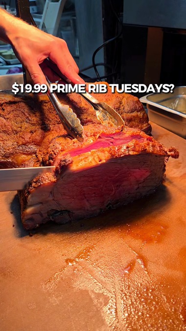 In this economy? 🥩🤝🍸
Every Tuesday, enjoy our Prime Rib special for $19.99 with the purchase of a cocktail.
#primeribtuesday #downtownsanjose