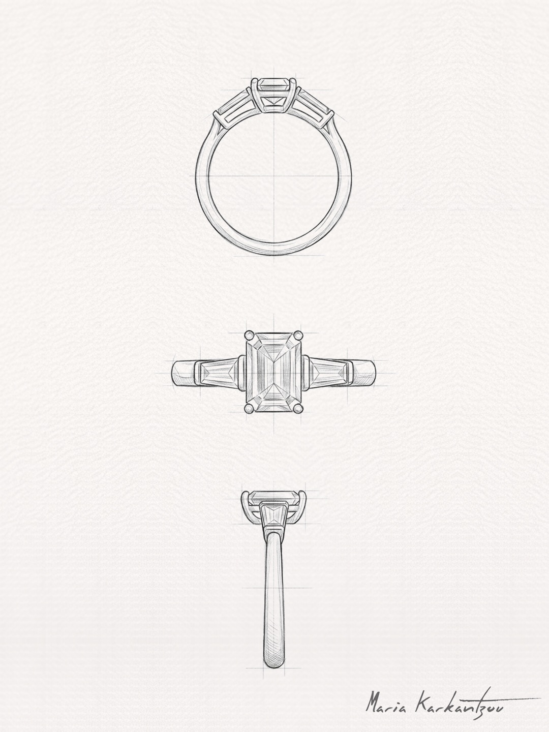 From the first sketch to the 3D design variations of a bespoke piece, every detail is thoughtfully considered. This is MK. 💎
#mkfinejewelry #bespokejewelry #customadejewelry #engamentring #promisering