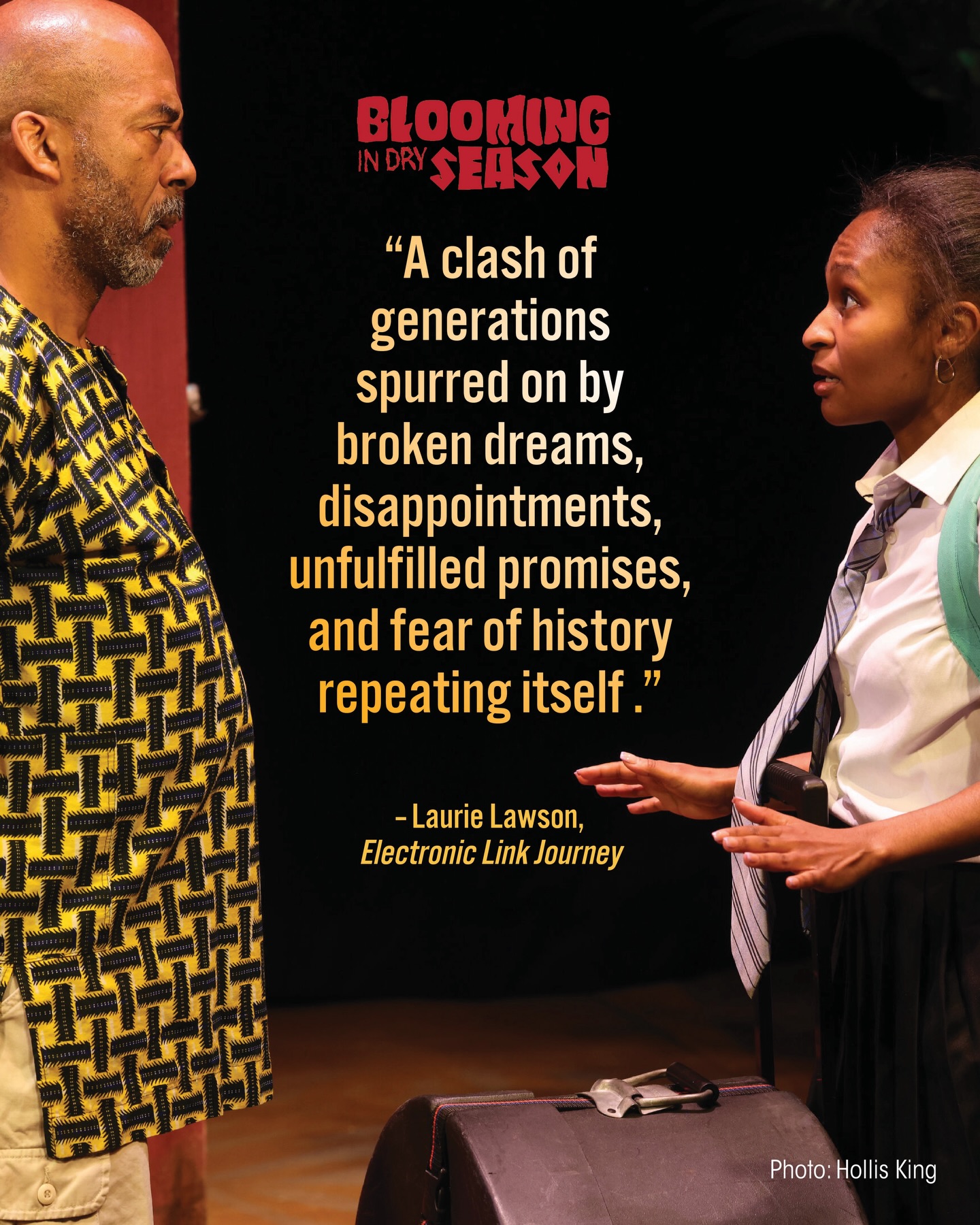 ⭐️ The critics have said enough! ⭐️
Catch BLOOMING IN DRY SEASON before it closes on June 28th!
Link for tickets are in our bio! You won’t wanna have missed this production!