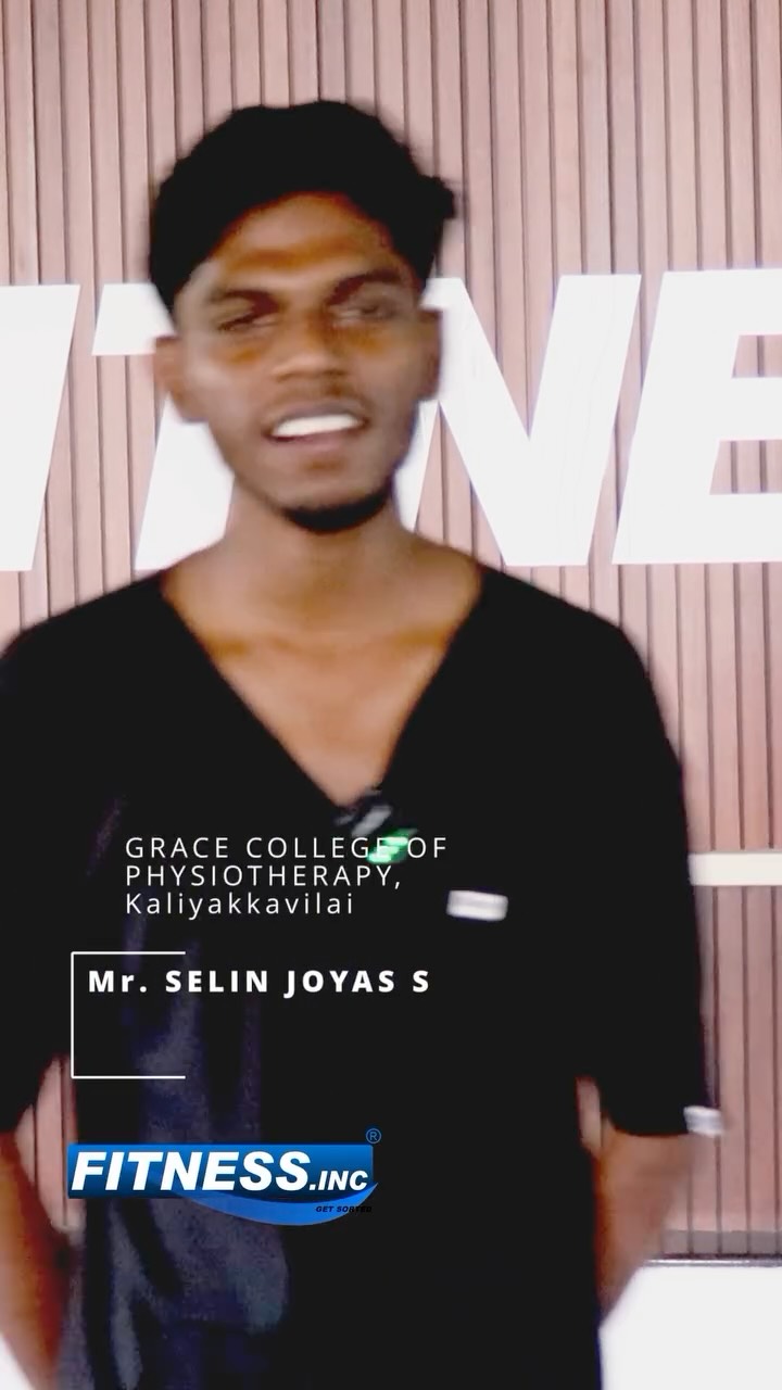 Hear what Mr. Selin Joyas from Grace Physiotherapy cCollege Kaliyakavilai attended one month internship program as a part of his official internship training period. Stay blessed. Reach heights.
It’s been a pleasure to share knowledge.
#internship #physiotherapyinternship #physiotherapy #fitnessinc