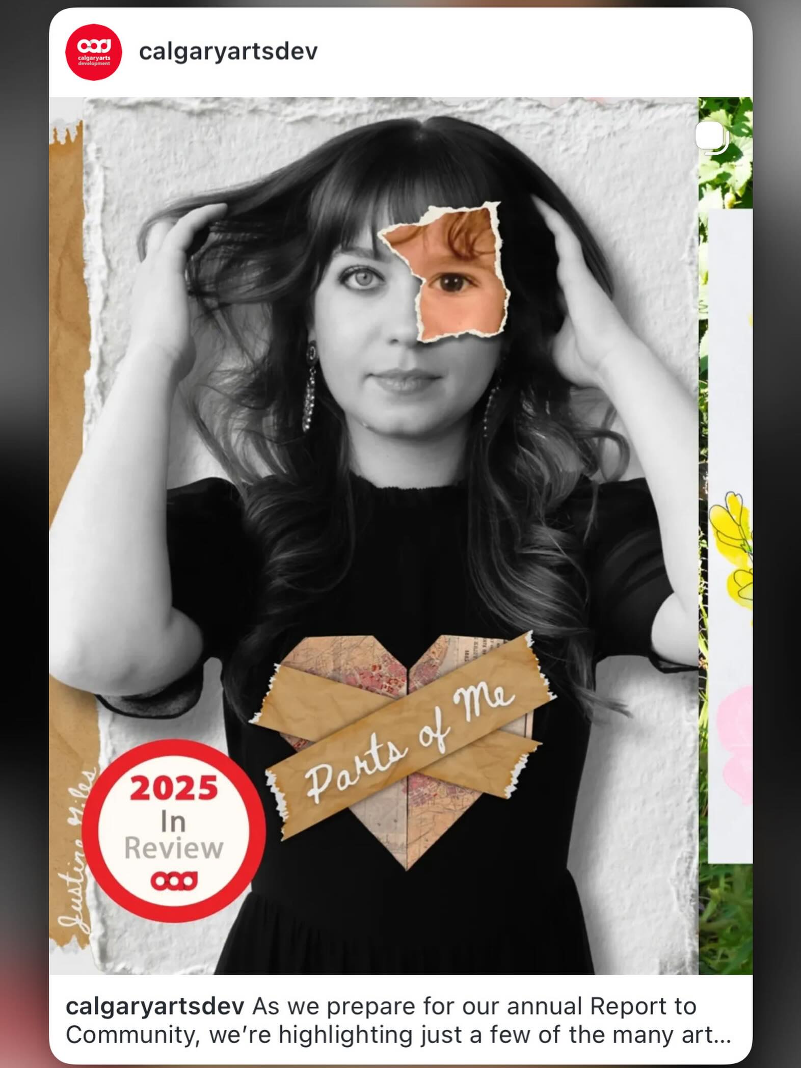The 2025 CADA Accountability & Impact Report is out today! Really nice to see so many stories about local artists and arts organizations. I’m so grateful to have had their support for “Parts of Me” and “Past Life” ❤️