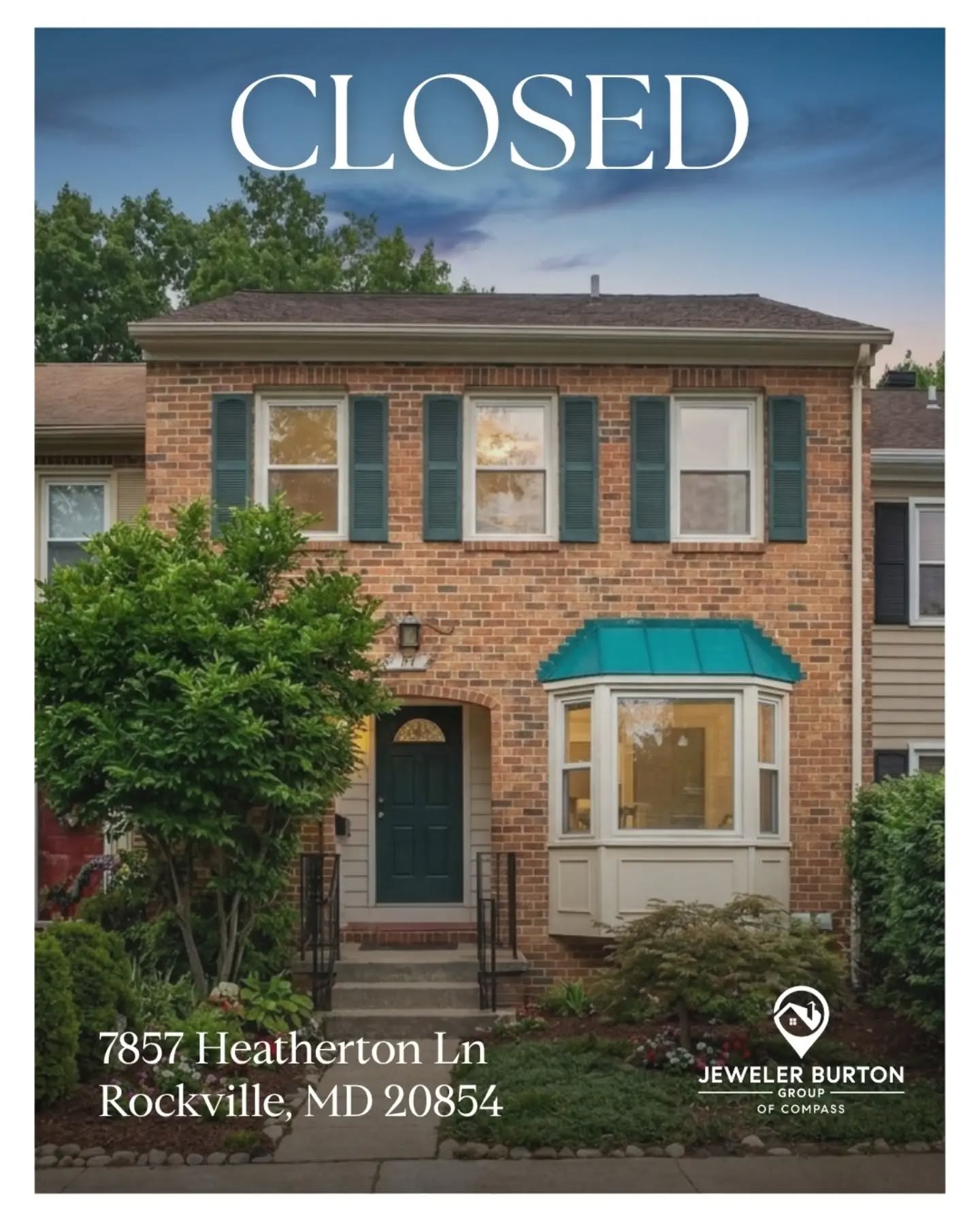 A little while ago, we shared that our clients had gone under contract on this incredible home in Inverness Knolls. Today, we're excited to officially share that it's closed.
This journey actually began more than three years ago, when they first came to us to start planning for the purchase of their first home.
After exploring different neighborhoods, Inverness stood out for its strong sense of community, excellent schools, and walkability to Cabin John Village.
Like many real estate journeys, there were a few starts and stops along the way, but this spring everything aligned, and we made it happen.
We're beyond excited for our clients as they begin this next chapter and officially call this neighborhood home.
📍7857 Heatherton Lane, Rockville, MD 20854
Thinking about buying or selling in Montgomery County? Let's talk.
📞 Aaron Jeweler | 301.325.8569
🌐 JewelerBurton.com
#JustSold #InvernessKnolls #RockvilleMD #MontgomeryCountyRealEstate