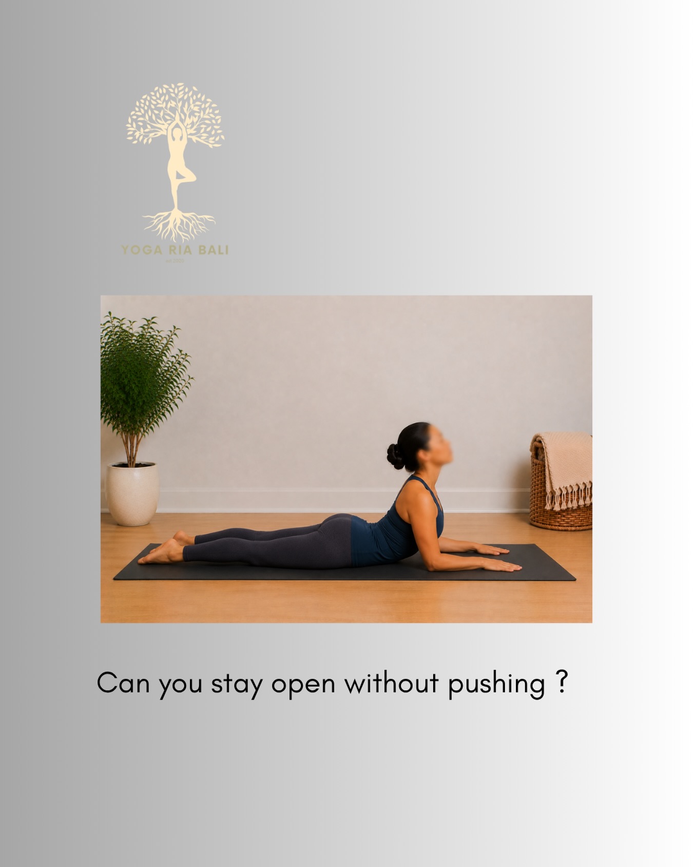 Sphinx Pose teaches a different kind of strength.
Not the strength of effort.
The strength of presence.
Forearms rooted to the earth.
Heart gently lifting.
Breath moving freely.
There is no need to force a deeper backbend.
Simply allow yourself to be supported.
Sometimes restoration is not collapsing into rest.
It’s finding the balance between softness and awareness.
A gentle reminder that you can stay open without carrying the weight of the world.
If this slower, more mindful approach to practice speaks to you, you’re always welcome to join us in Ubud
#cobrapose #bhujangasana #yoga #asana #ubudyoga