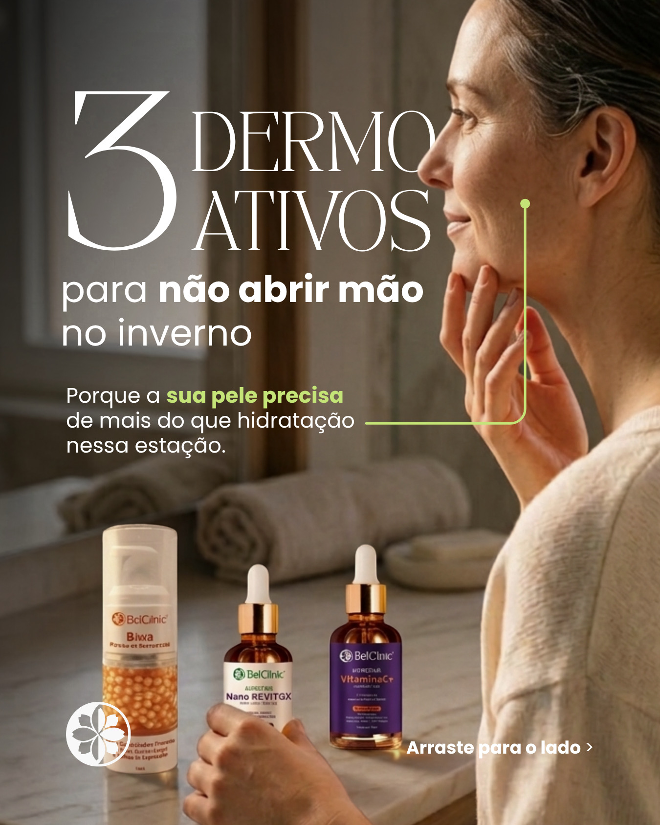 O inverno é uma das melhores épocas para investir em tratamentos voltados para a qualidade da pele.
Com menos exposição ao calor e ao sol intenso, essa estação favorece uma rotina focada em prevenção, firmeza e rejuvenescimento.
Uma rotina estratégica durante o inverno ajuda a preservar a qualidade da pele e potencializar os resultados ao longo do ano.
💬 Comenta INVERNO que nossa equipe te ajuda a escolher os dermoativos ideais para você. 💚