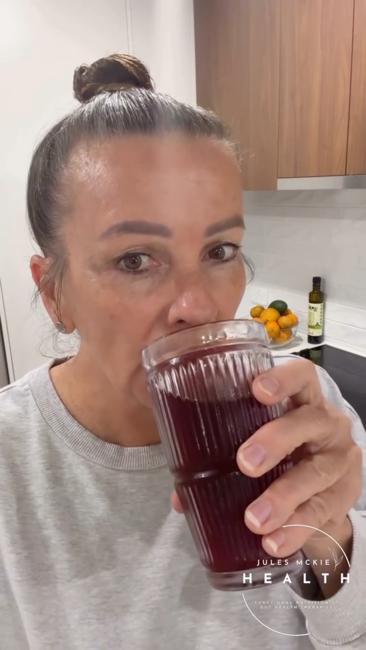 It’s pretty, it’s pink and it’s packed full of antioxidants and health benefits.
Hibiscus tea isn’t just beautiful to look at, it’s one of the most underrated herbal teas when it comes to supporting women’s health, especially during peri-menopause.
Made from the dried petals of the hibiscus flower, this tart, refreshing tea is naturally rich in antioxidants called anthocyanins - the same compounds that give berries their deep red and purple colours.
Hibiscus tea is packed with potential health benefits, including supporting…
🌺 healthy blood pressure and circulation
🌺 liver health and natural detoxification pathways
🌺 reduced bloating and water retention
🌺 healthy cholesterol levels
AND it’s rich in antioxidants that help combat oxidative stress and inflammation.
Hibiscus tea is hydrating, refreshing, and delicious… especially served my favourite way as a cold brew over ice using @healingconceptsaustralia Organic Hibiscus 🌺
For women navigating peri-menopause, hibiscus tea can also help:
✅ support blood sugar balance and metabolism
✅ optimise cardiovascular health as estrogen levels fluctuate
✅ reduce inflammation, which often increases during hormonal transitions
✅ ease fluid retention and puffiness that can accompany hormonal changes
✅ provide stress resilience and a nourishing daily ritual that supports nervous system regulation
While hibiscus tea isn’t a magic solution for hormone imbalance, it can be a beautiful addition to a whole-food, nutrient-dense lifestyle that supports the body through the peri-menopausal years.
Small daily habits matter. And sometimes healing looks less like another supplement and more like a cup of tea, a slower pace, and supporting the body the way nature intended.
Because the simplest health hacks are always found in nature - not in a bottle.
Have you tried hibiscus tea? Let me know in the comments 🌺👇
Yours in good health,
xJules
#perimenopause #hormonehealth #hibiscustea #naturalhealth #womenshealth