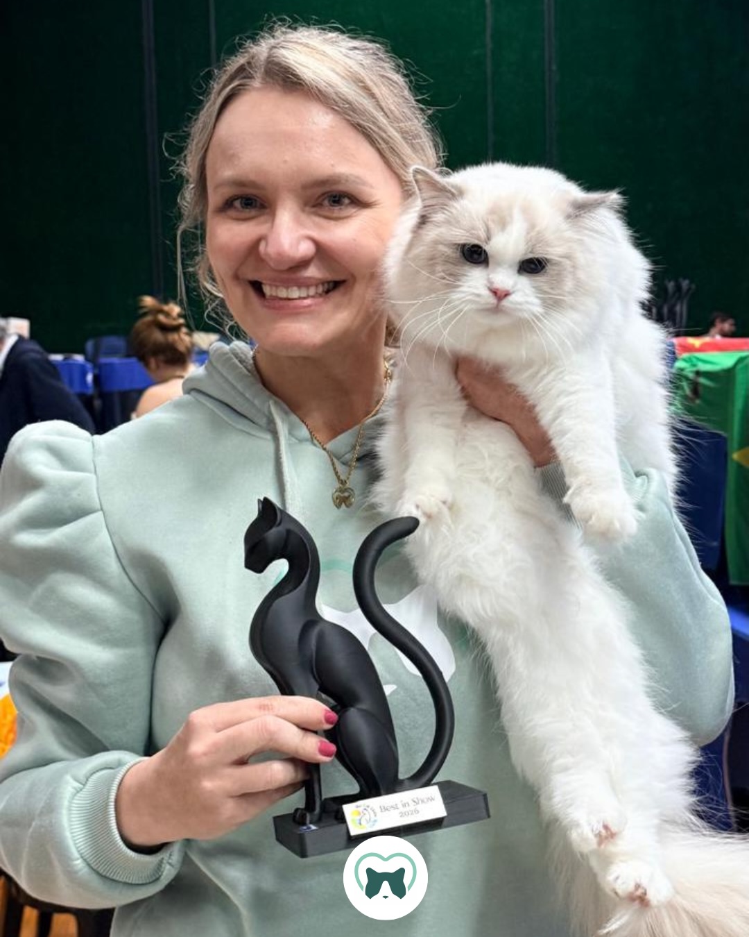 🏆✨ BEST IN SHOW ✨🏆
Blumenkatzen Zamora, mais uma vez fazendo história e enchendo nossos corações de orgulho!
Cada conquista é o reflexo de muito trabalho, dedicação, estudo e do compromisso que assumimos, há anos, com a criação ética e responsável de Ragdolls.
Nada disso seria possível sem o carinho, a torcida e o apoio de tantas pessoas que acompanham nossa trajetória e vibram conosco a cada resultado. 💚
Nossa gratidão também aos nossos parceiros @formulanaturaloficial e @peeppoop, que contribuem diariamente para o bem-estar dos nossos gatos.
Parabéns, Zamora! Você representa tudo aquilo em que acreditamos como criadores. ✨💚
#blumenkatzen #ragdoll #fifeshow #ragdollofinstagram #ragdollcatlovers