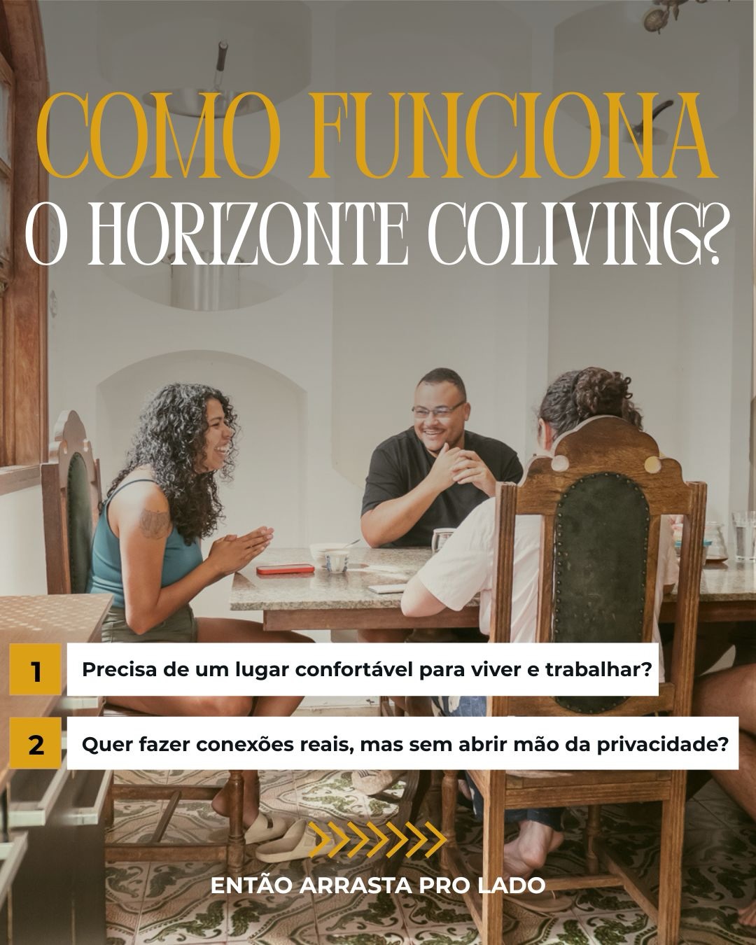 🤷 A pergunta que mais recebemos no Horizonte Coliving é:
COMO FUNCIONA UM COLIVING? 🤔
A verdade é que viver em um coliving vai muito além de reservar um quarto. É encontrar o equilíbrio entre:
1️⃣ Flexibilidade de contrato
2️⃣ Todas as contas inclusas
3️⃣ Ter o seu espaço privativo
4️⃣ Estrutura para o seu dia a dia
5️⃣ Comunidade e vida social ativa
6️⃣ Possibilidade de fazer networking
7️⃣ Adeus à burocracia das imobiliárias
Mas o coração do nosso coliving é a comunidade. É conviver com viajantes de diferentes culturas e dividir vivências em um ecossistema que soma à sua rotina e respeita a sua paz.
Se você busca um coliving em BH para a sua próxima transição:
📝 Acesse o site e preencha o formulário para agendar sua visita.
💬 Ou entre direto no nosso grupo de WhatsApp para já sentir a energia da nossa comunidade.
Te esperamos no Horizonte Coliving! 😉
#coliving #colivingspace #colivingbelohorizonte #colivingbrasil #colivingbrazil